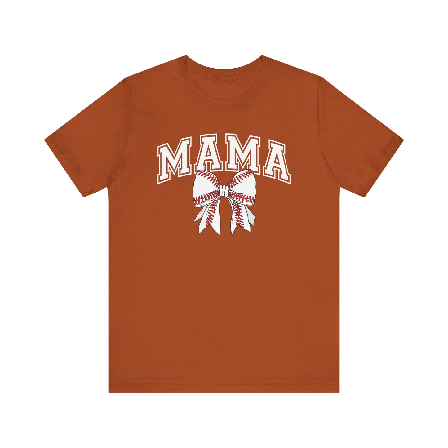 "Mama with Baseball Bow" Unisex Shirt
