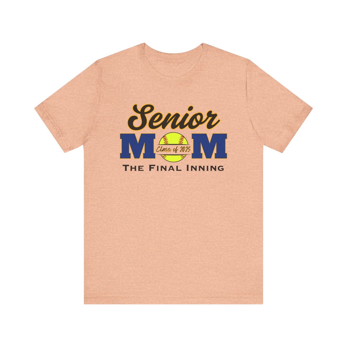 "Senior Softball Mom The Final Inning" Unisex Shirt