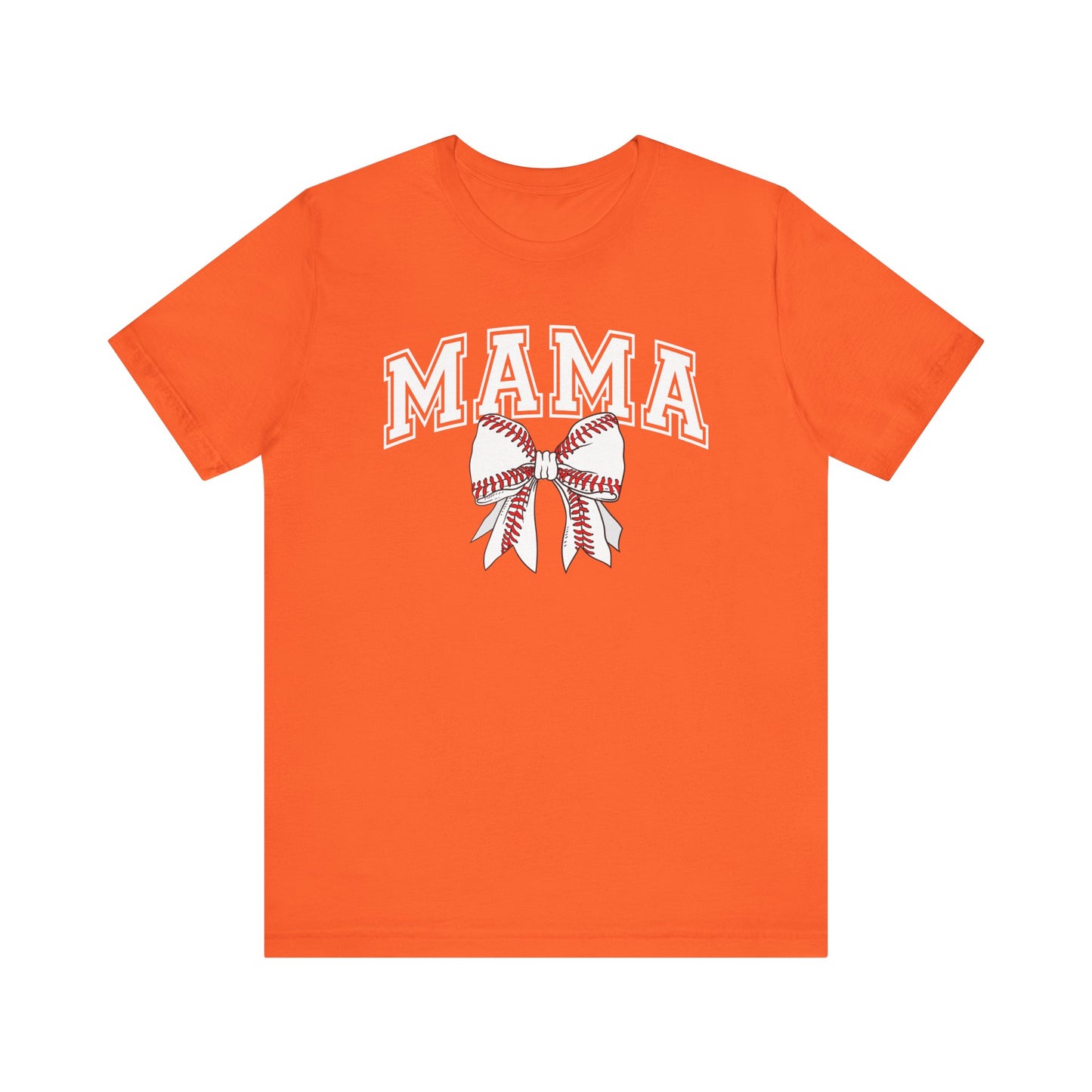 "Mama with Baseball Bow" Unisex Shirt