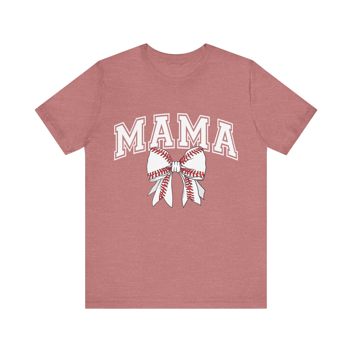 "Mama with Baseball Bow" Unisex Shirt