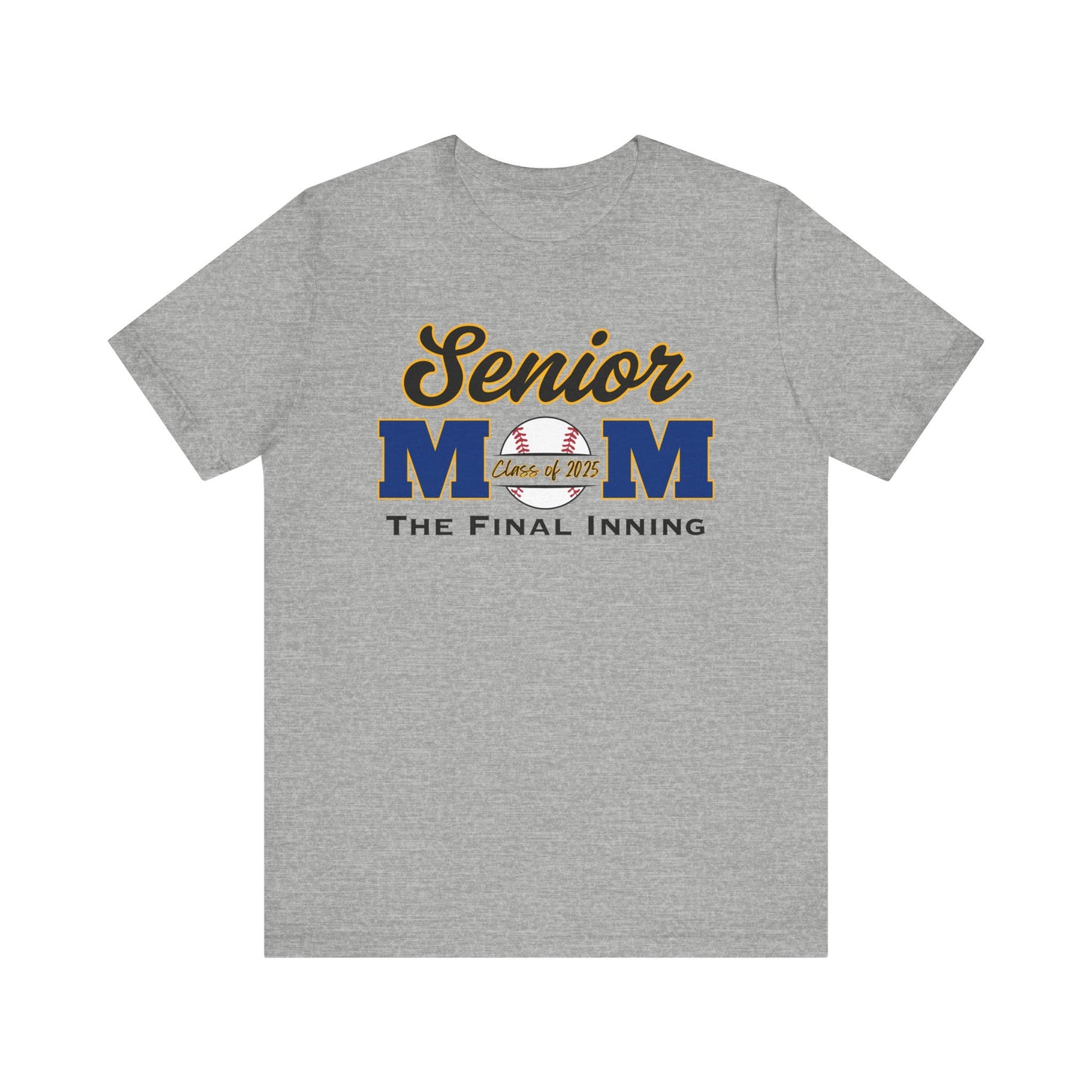 "Senior Baseball Mom The Final Inning" Unisex Shirt