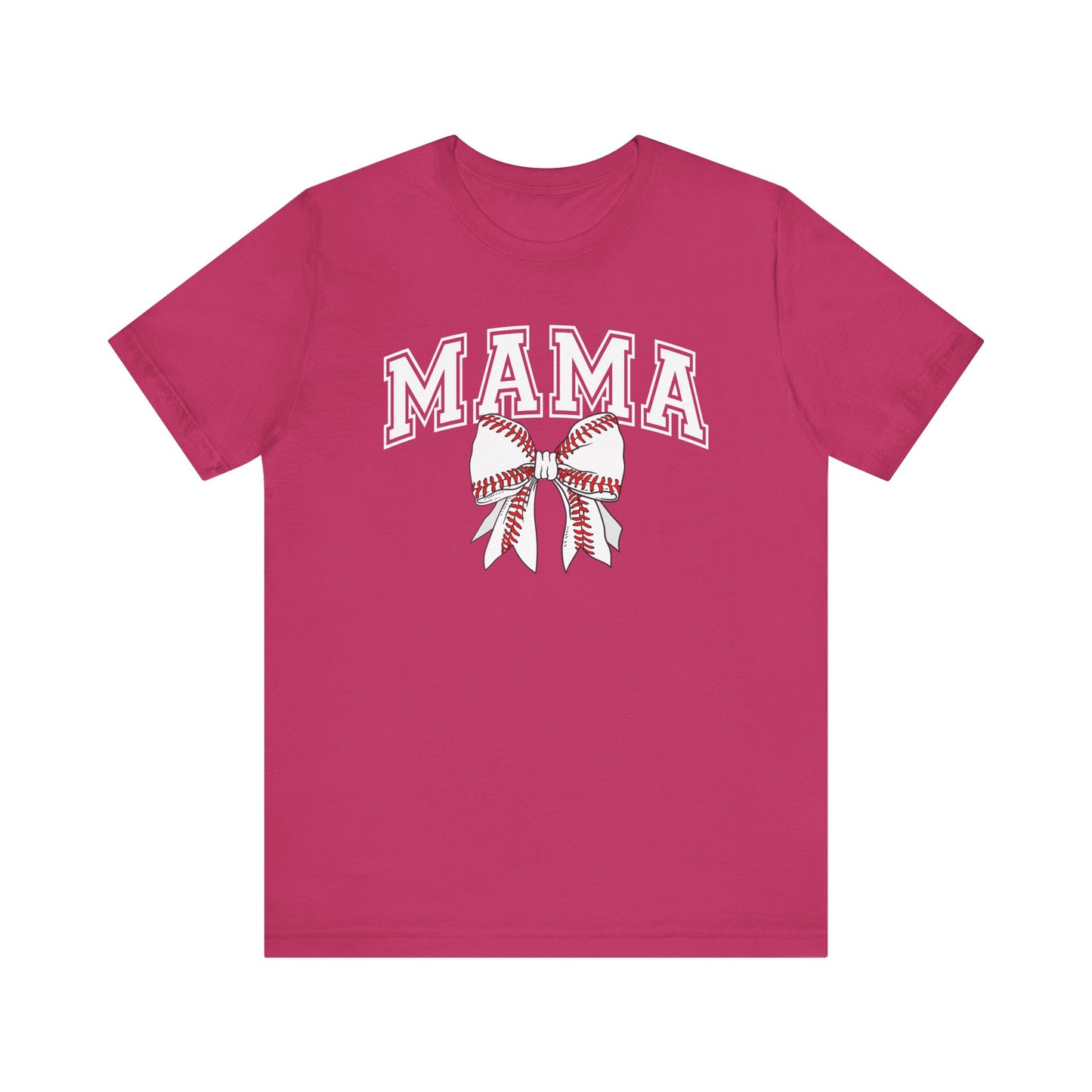 "Mama with Baseball Bow" Unisex Shirt