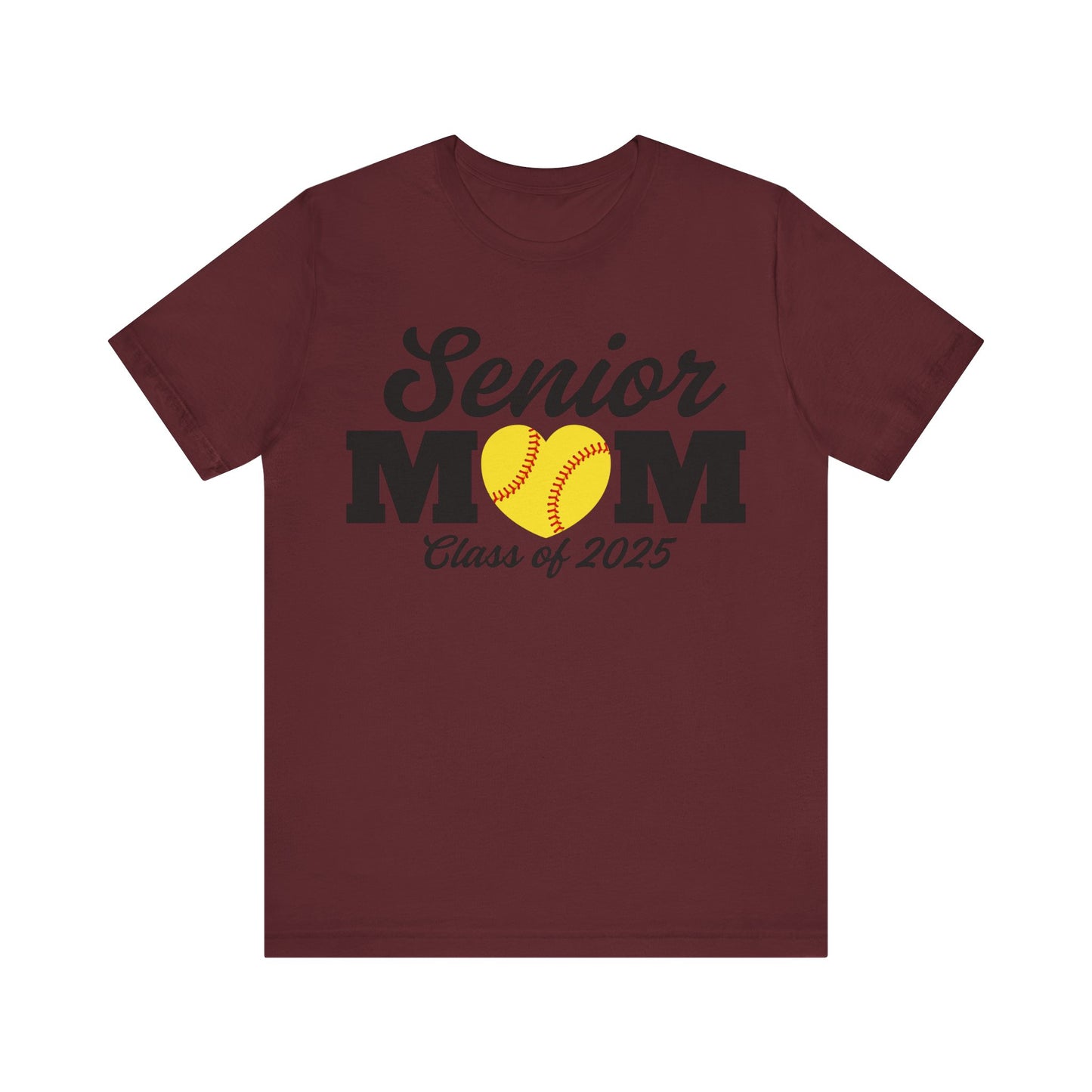"Senior Softball Mom Class of 2025" Unisex Shirt