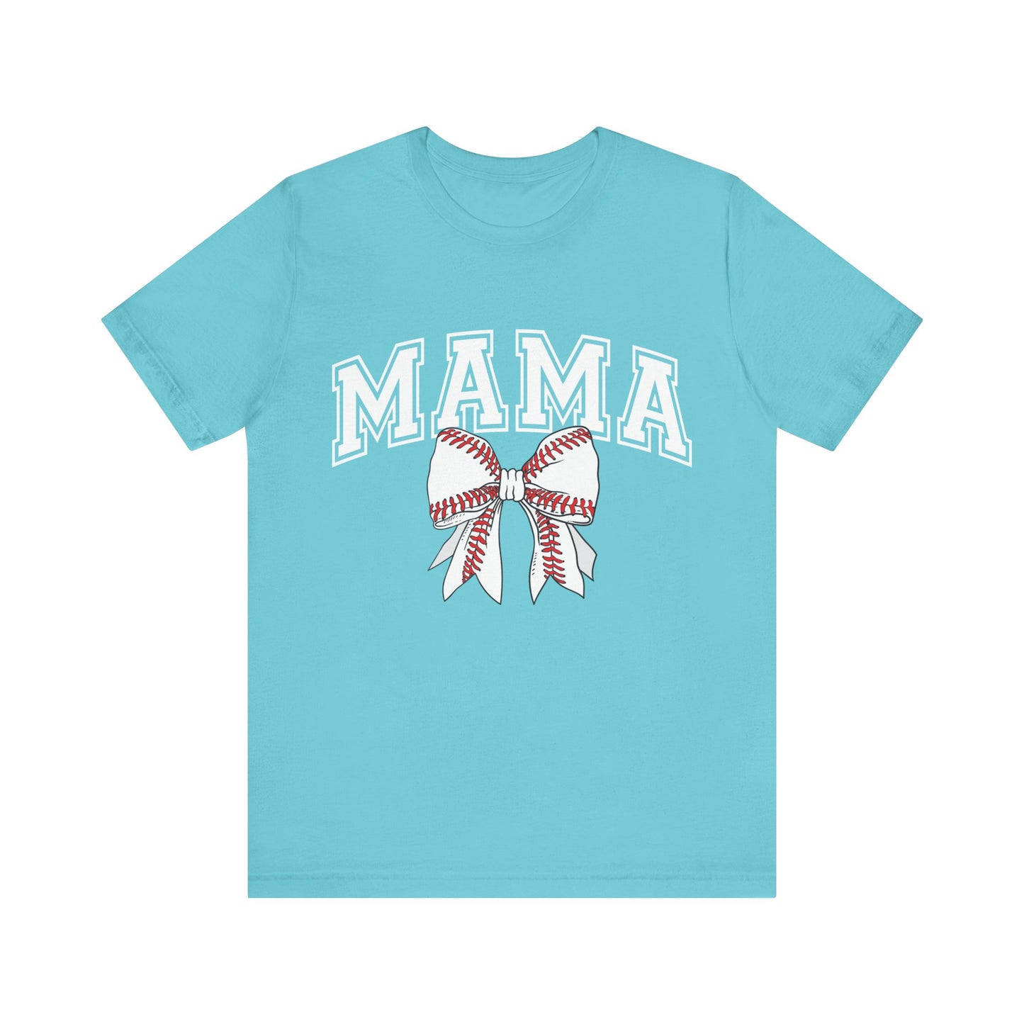 "Mama with Baseball Bow" Unisex Shirt