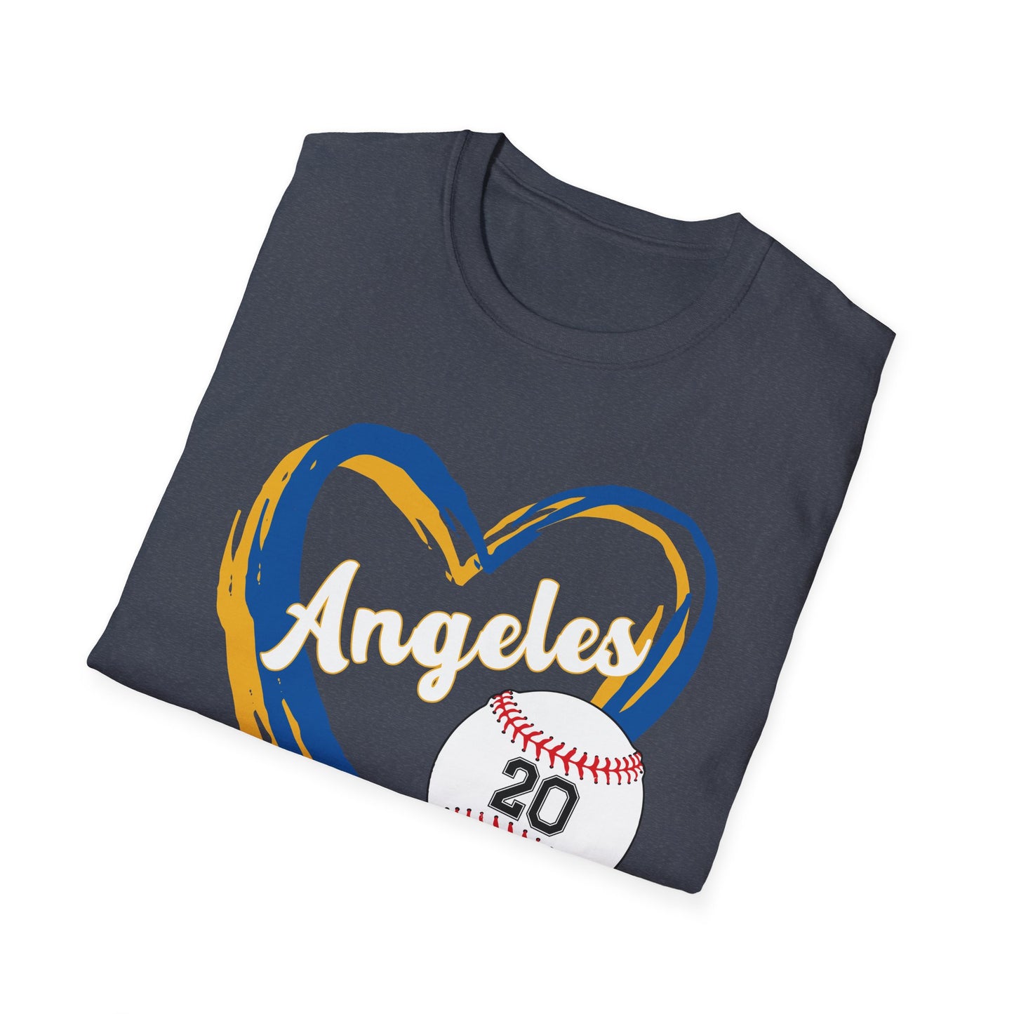 Personalized for Angeles (Heart + Name + Number) Shirt