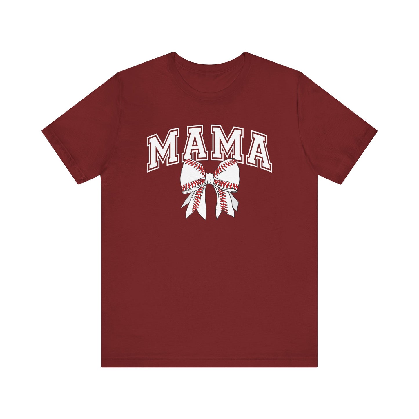 "Mama with Baseball Bow" Unisex Shirt