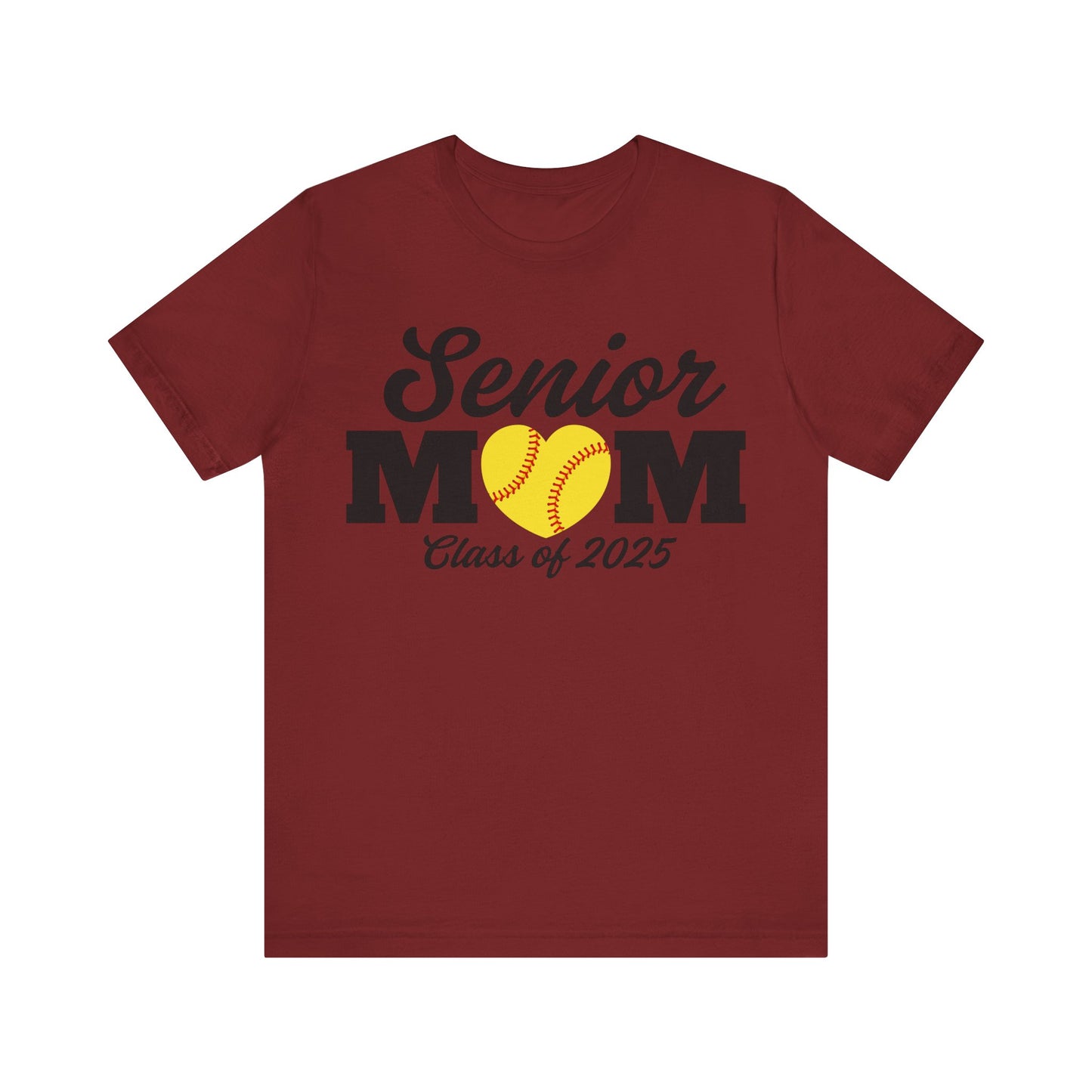 "Senior Softball Mom Class of 2025" Unisex Shirt