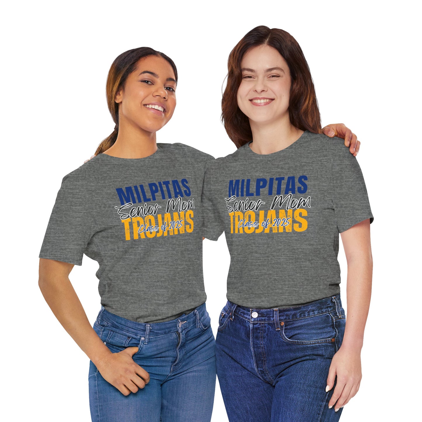 "Milpitas Trojans Senior Mom" Unisex Shirt