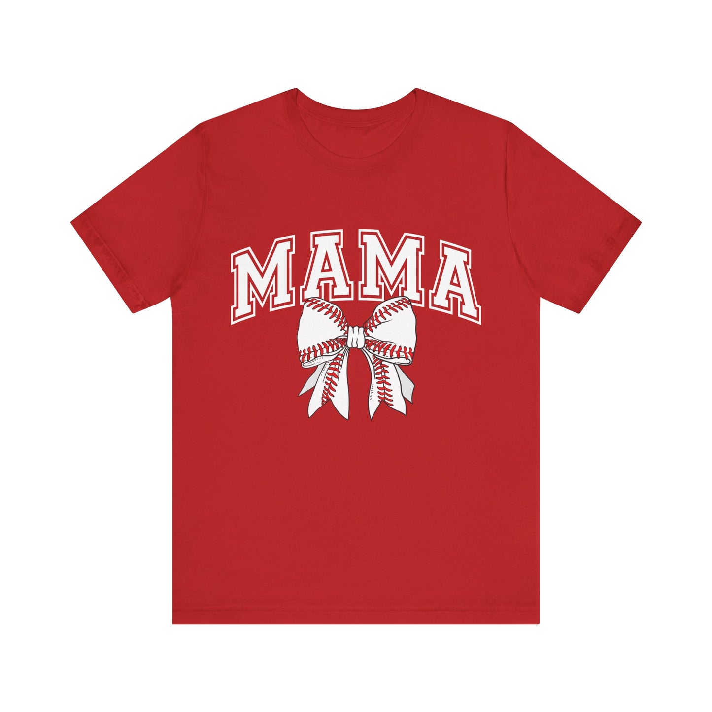 "Mama with Baseball Bow" Unisex Shirt