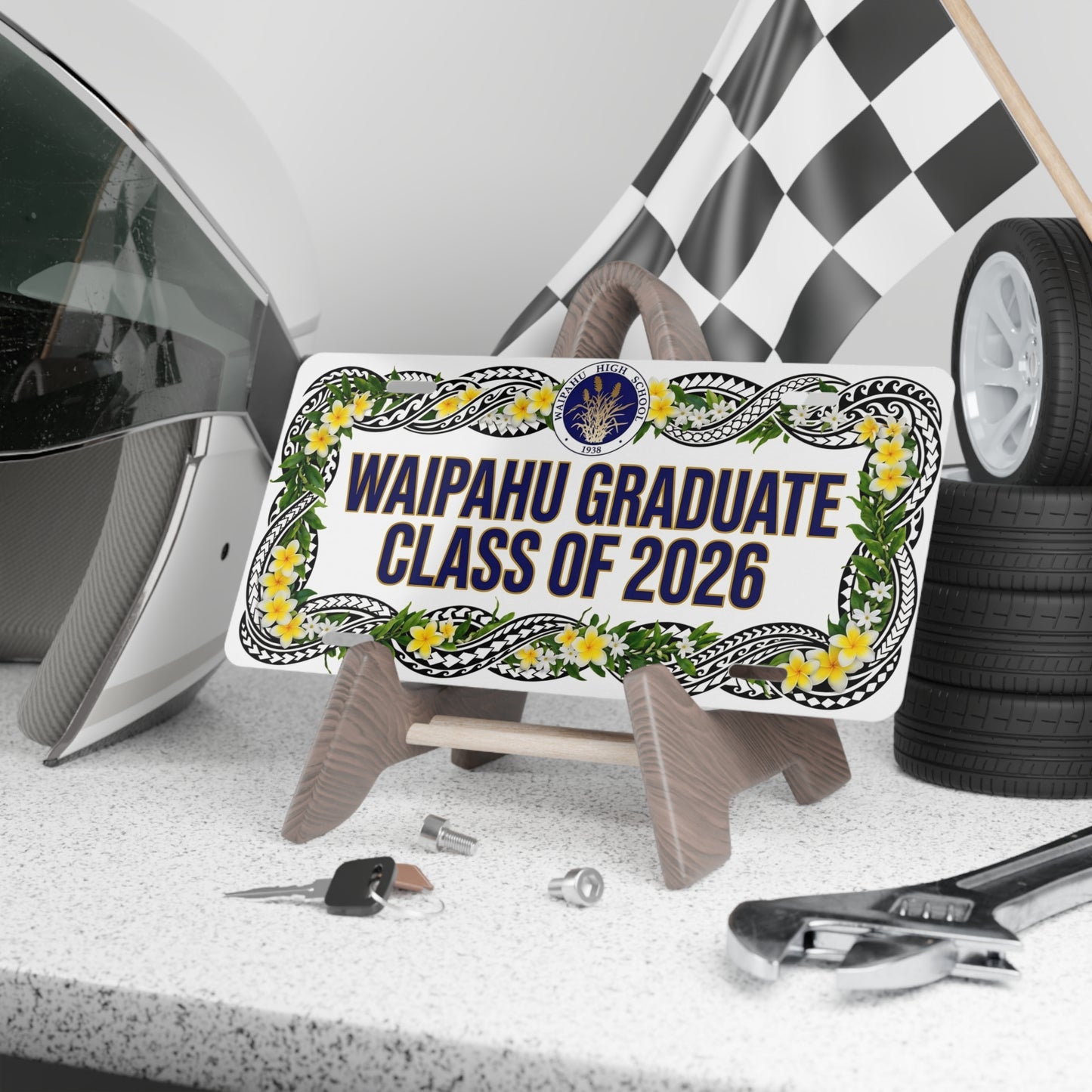 Waipahu Graduate Class of 2026 License Plate