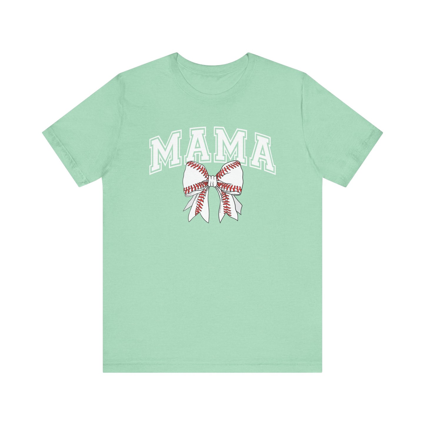 "Mama with Baseball Bow" Unisex Shirt