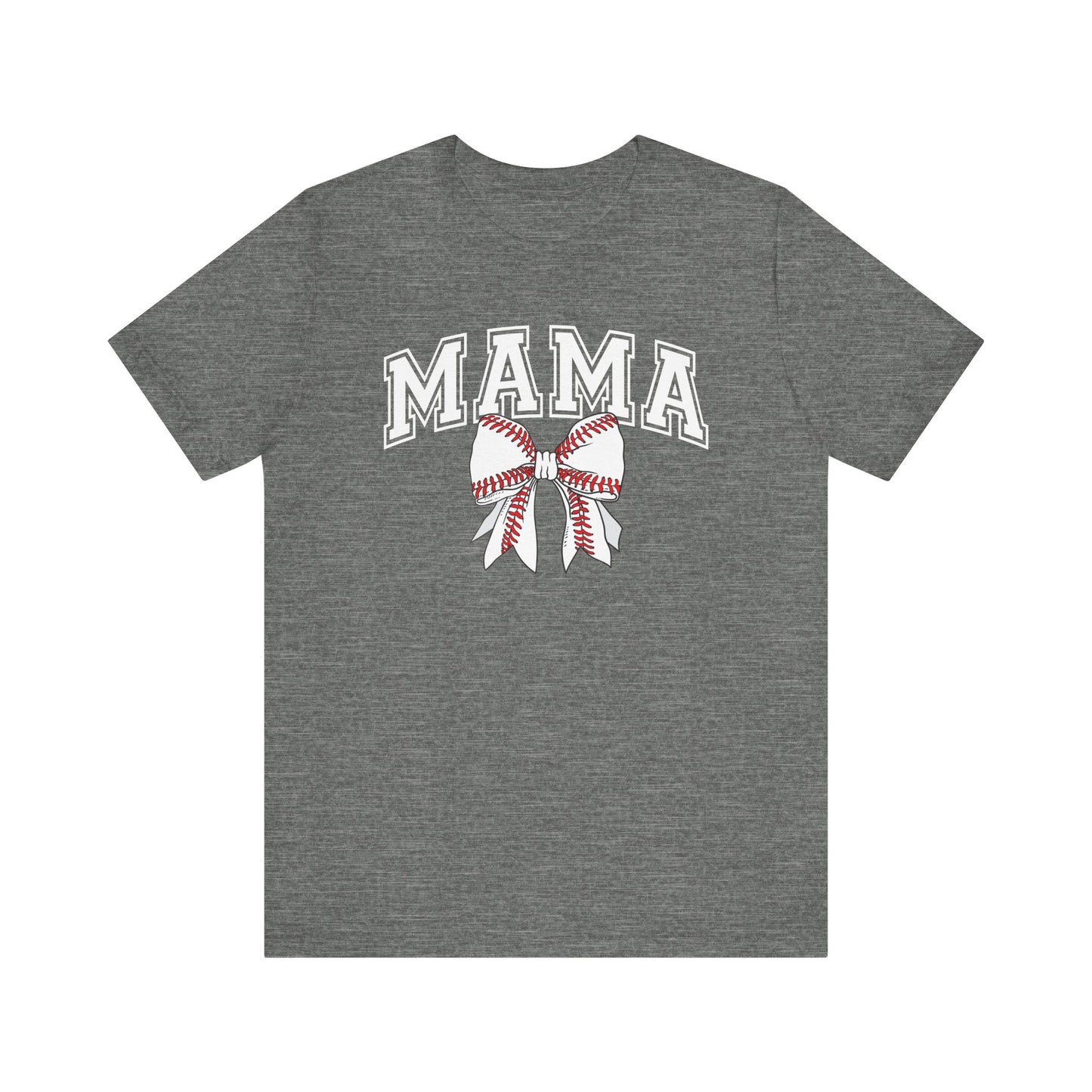 "Mama with Baseball Bow" Unisex Shirt