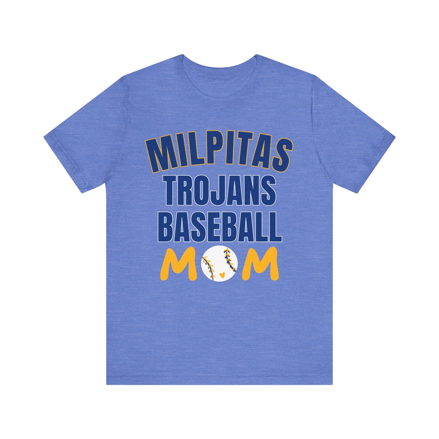 "Milpitas Trojans Baseball Mom" Unisex Shirt