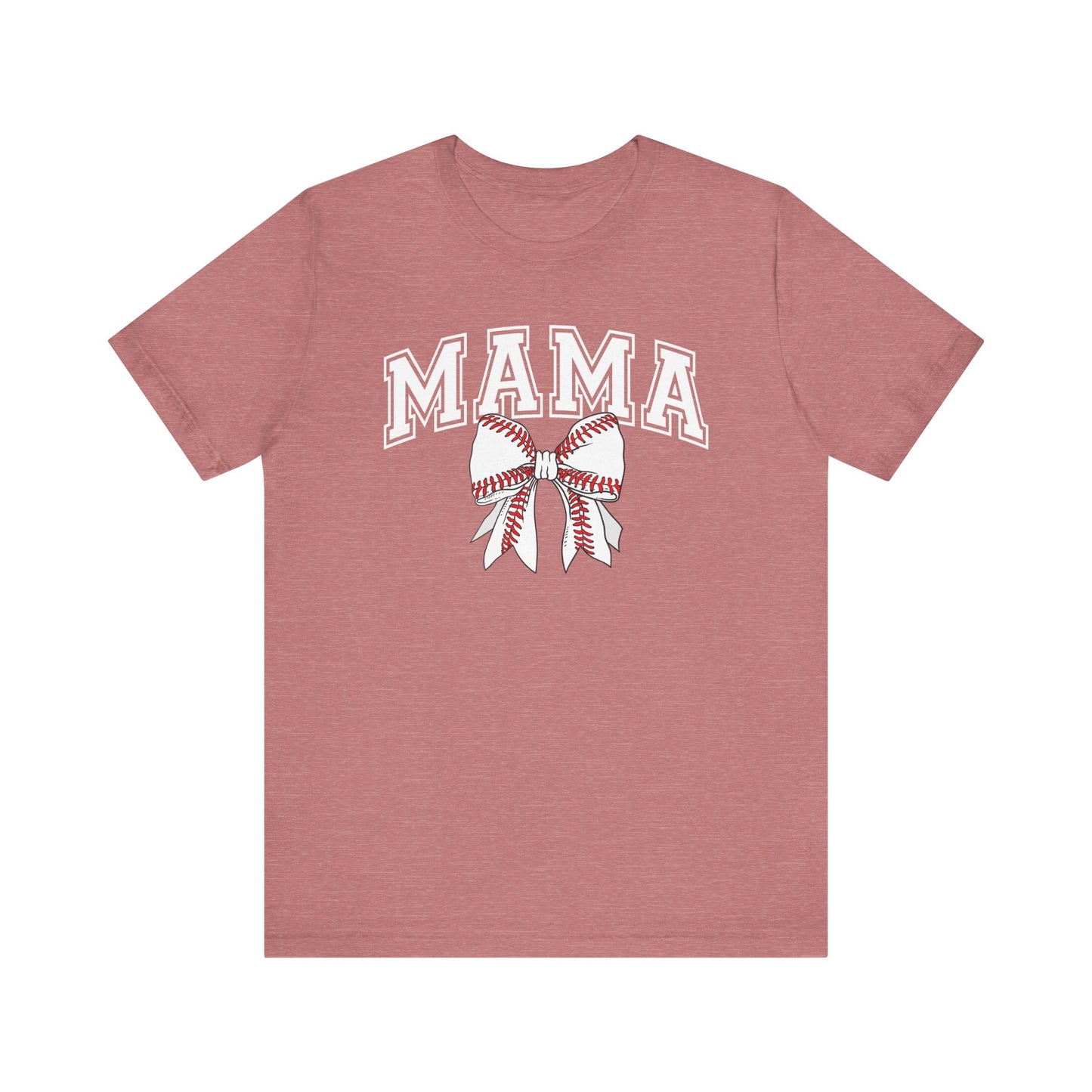 "Mama with Baseball Bow" Unisex Shirt