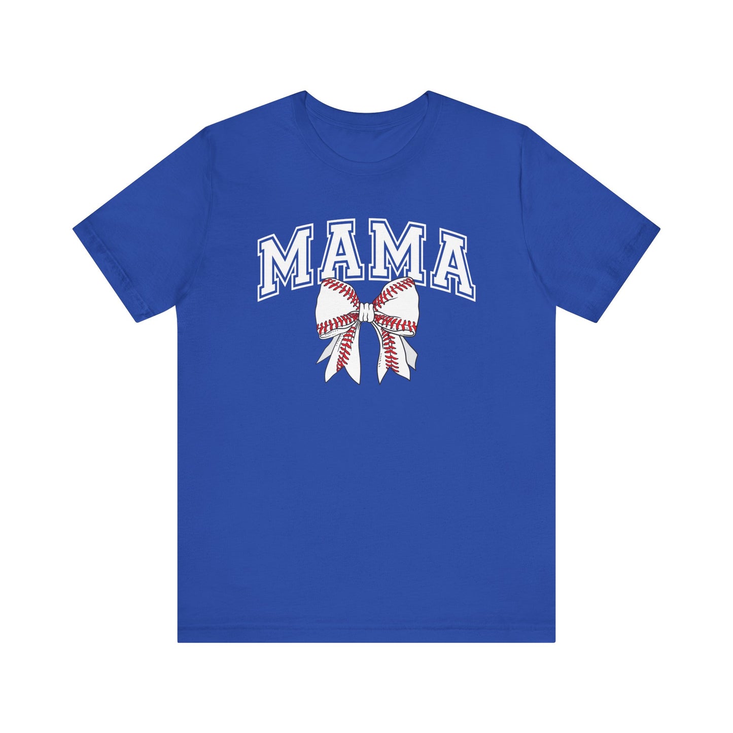 "Mama with Baseball Bow" Unisex Shirt
