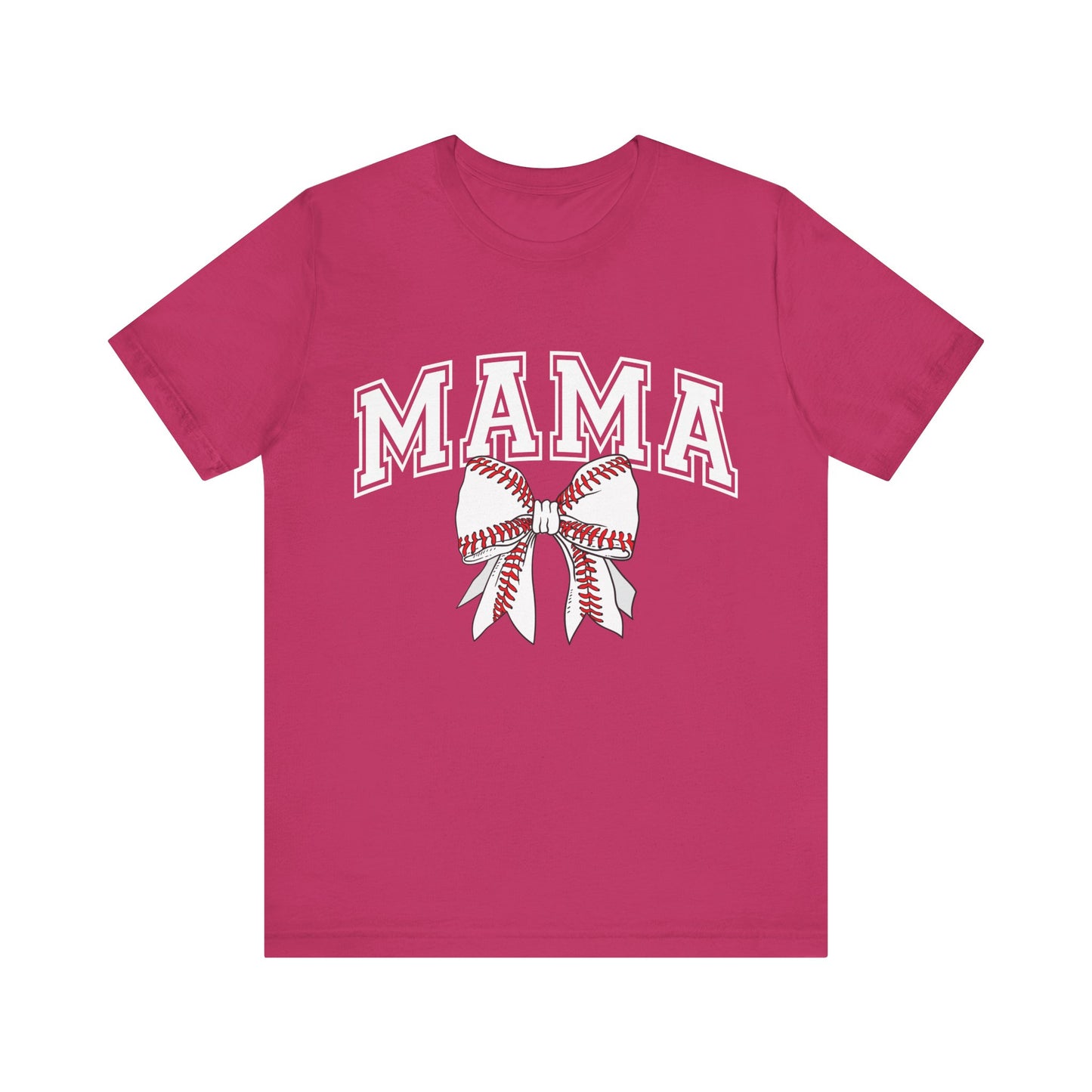 "Mama with Baseball Bow" Unisex Shirt