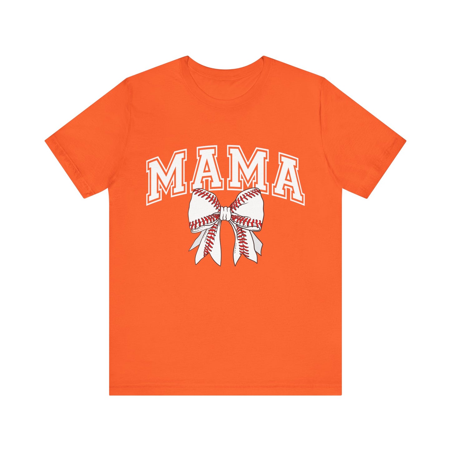 "Mama with Baseball Bow" Unisex Shirt