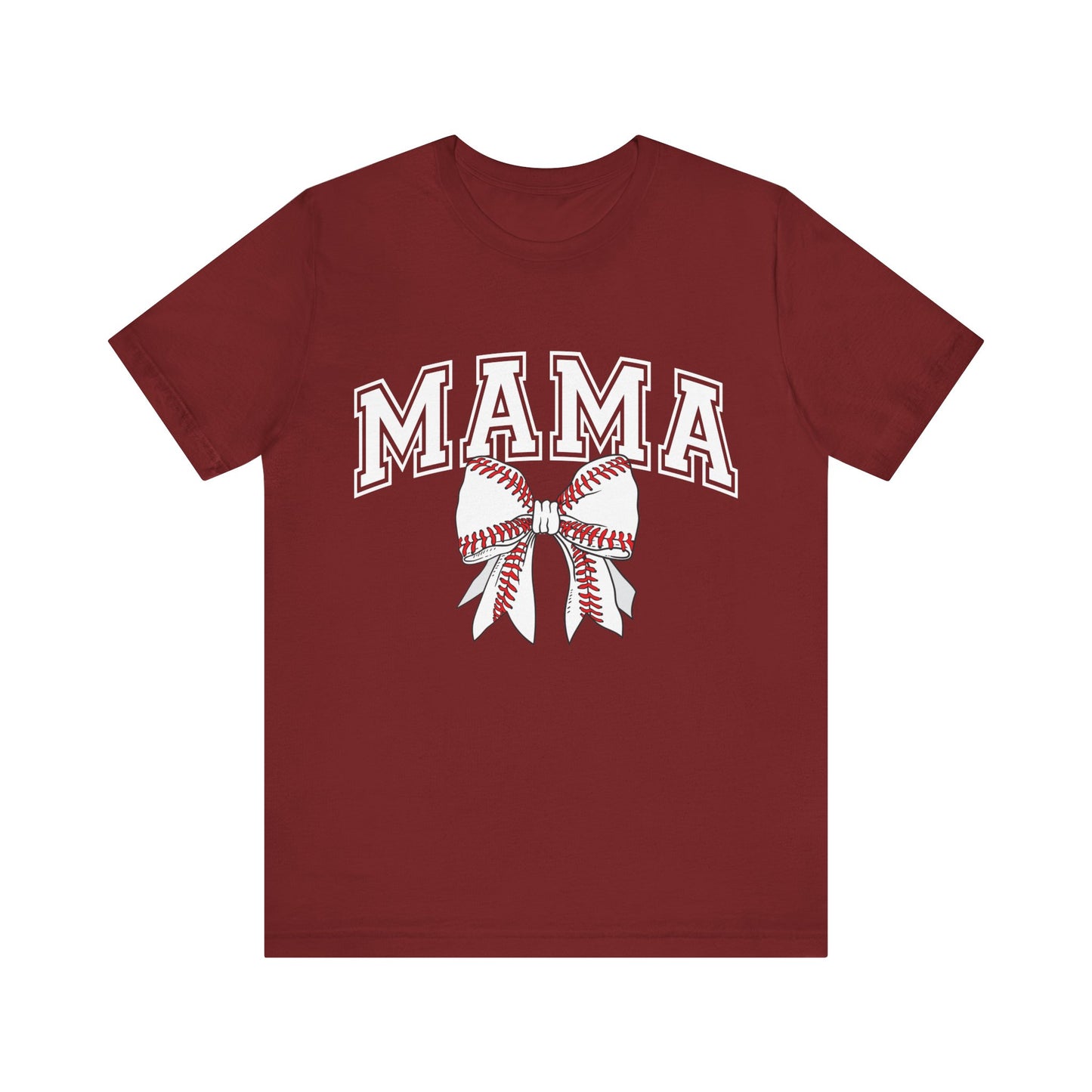 "Mama with Baseball Bow" Unisex Shirt