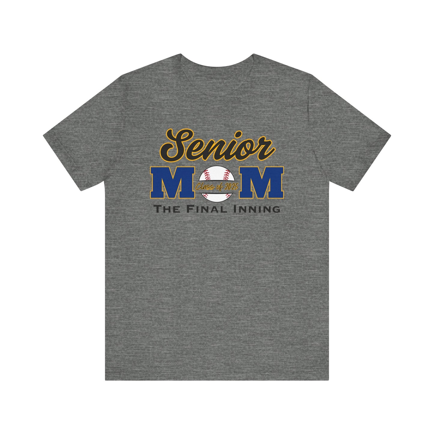 "Senior Baseball Mom The Final Inning" Unisex Shirt