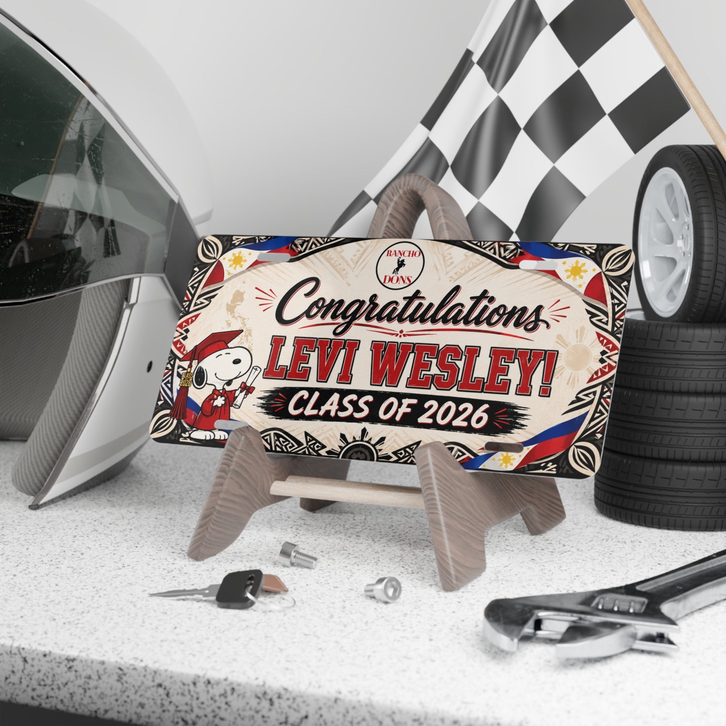 Customized License Plate for Levi 1