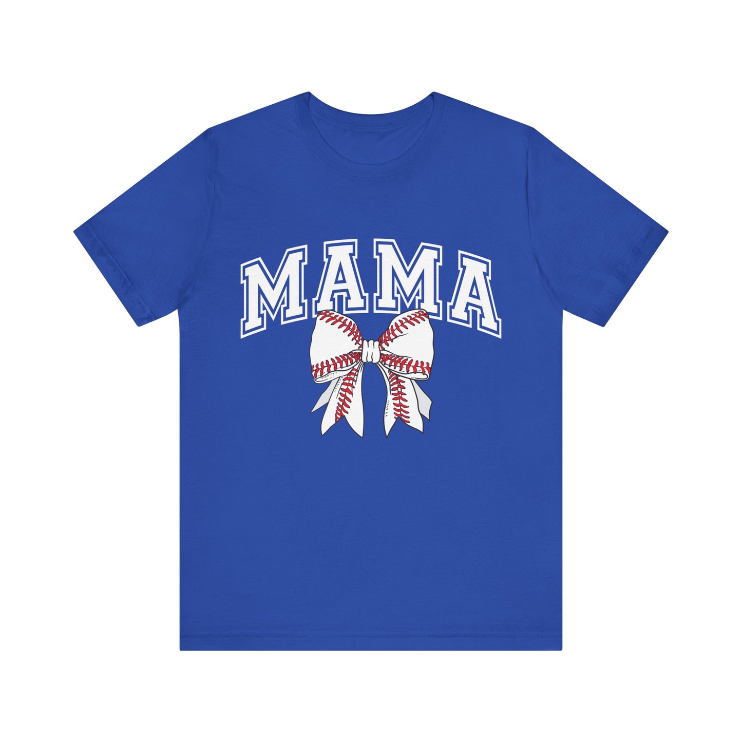 "Mama with Baseball Bow" Unisex Shirt