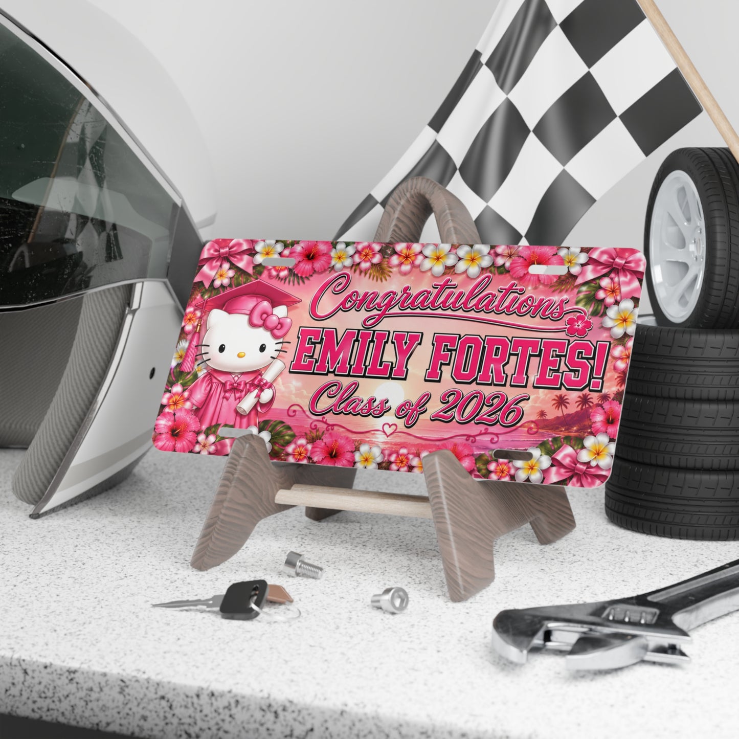 Customized License Plate for Emily 2
