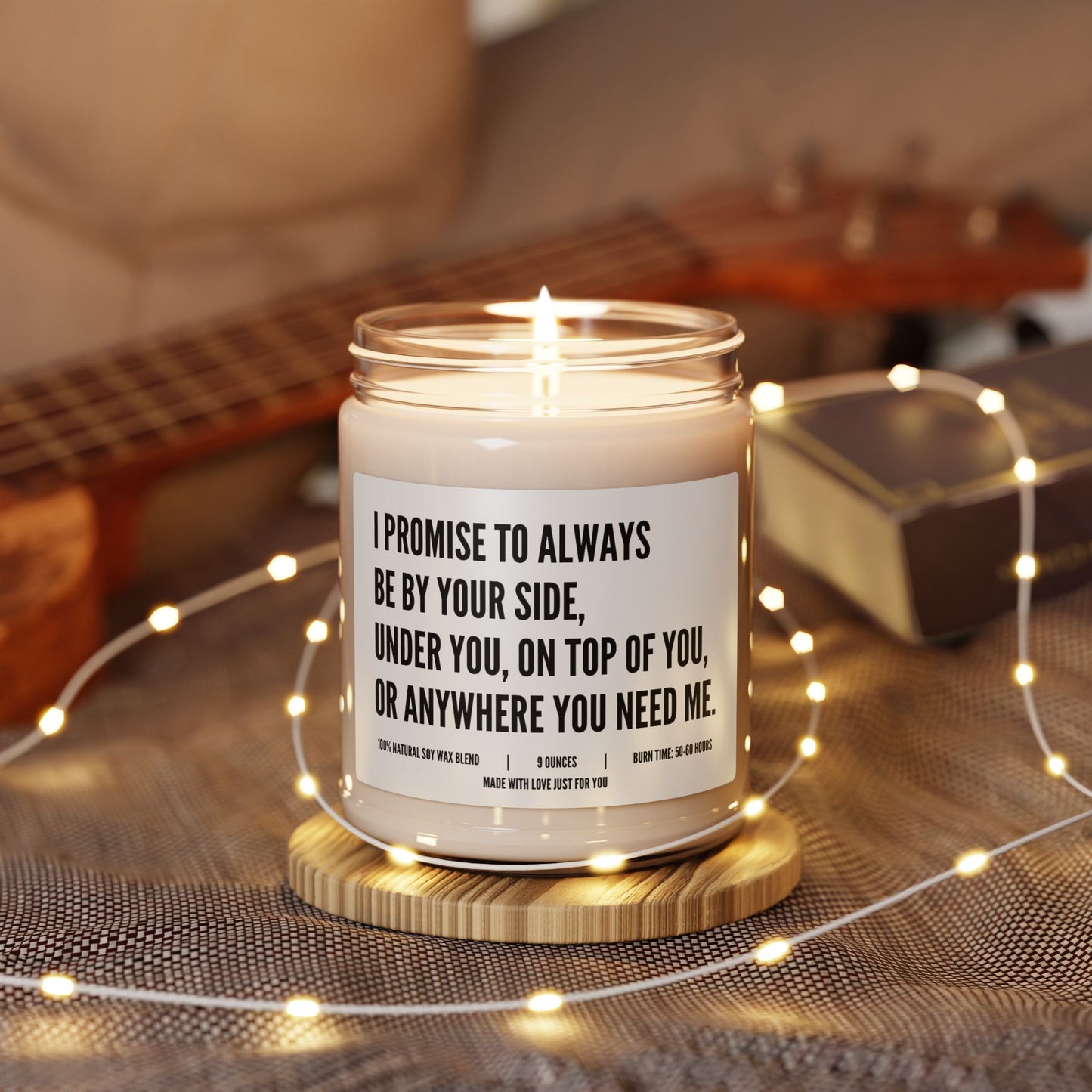 "I Promise to Always Be By Your Side..." Candle
