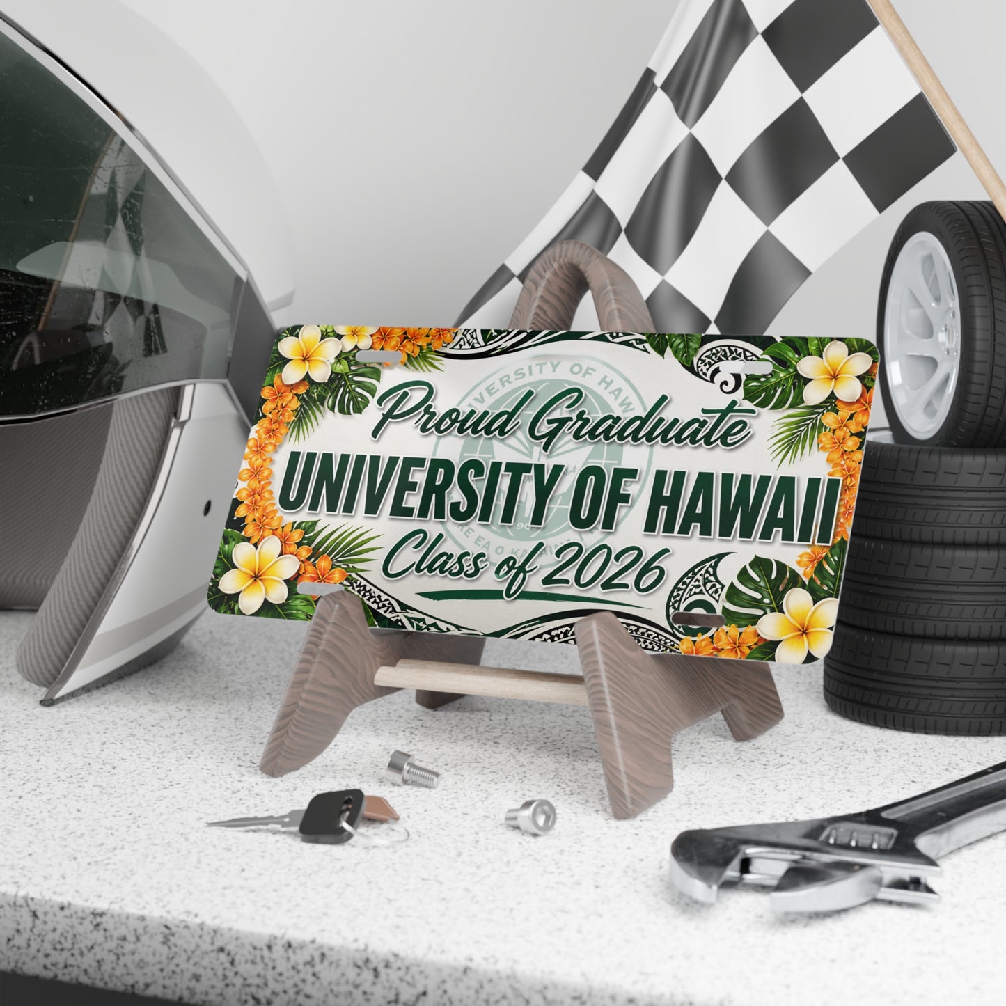 Proud Graduate University of Hawaii Class of 2026 License Plate