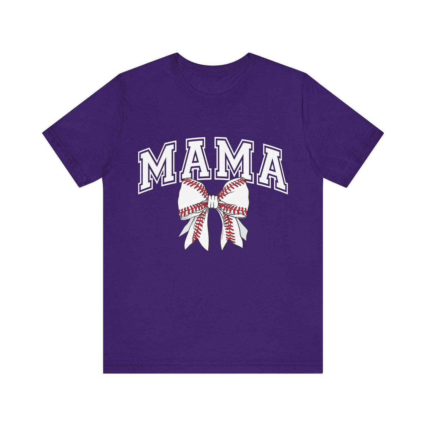 "Mama with Baseball Bow" Unisex Shirt