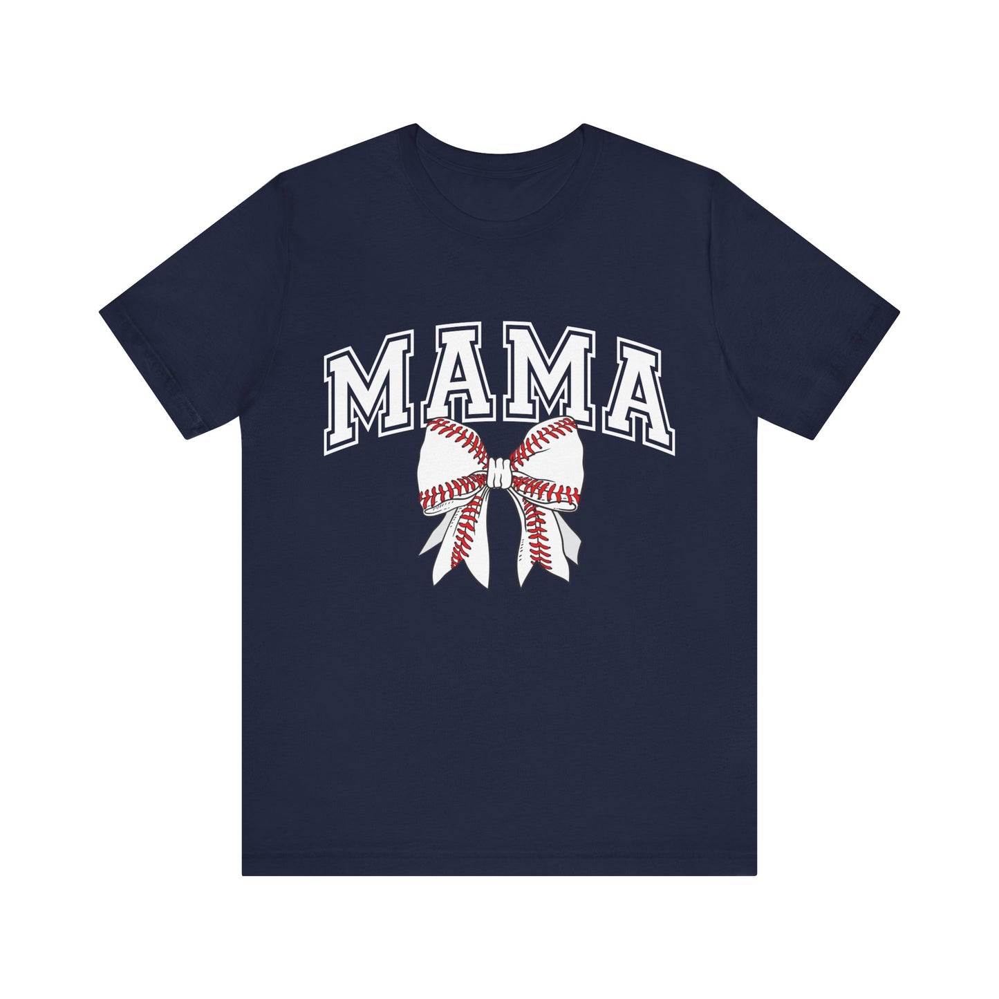 "Mama with Baseball Bow" Unisex Shirt