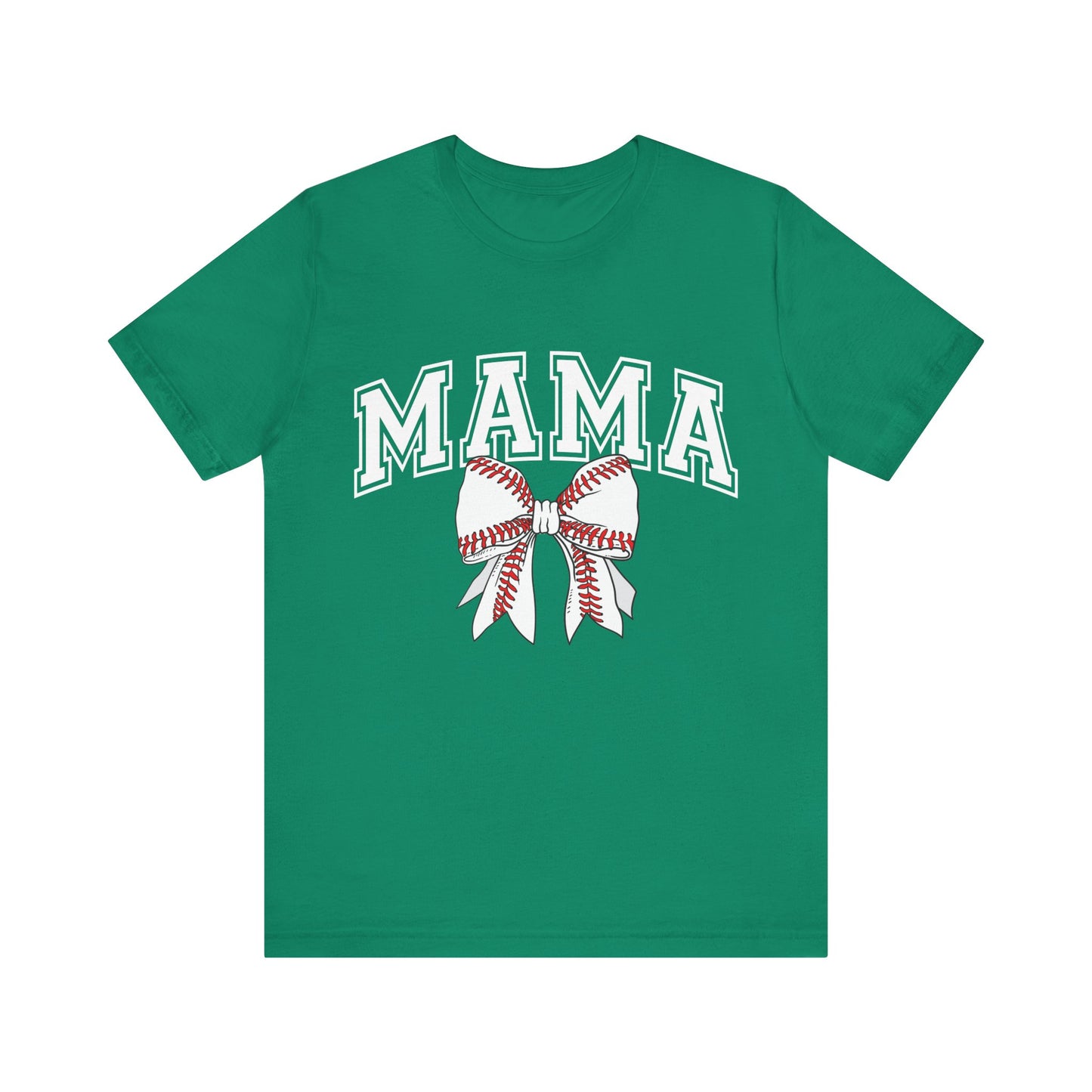 "Mama with Baseball Bow" Unisex Shirt