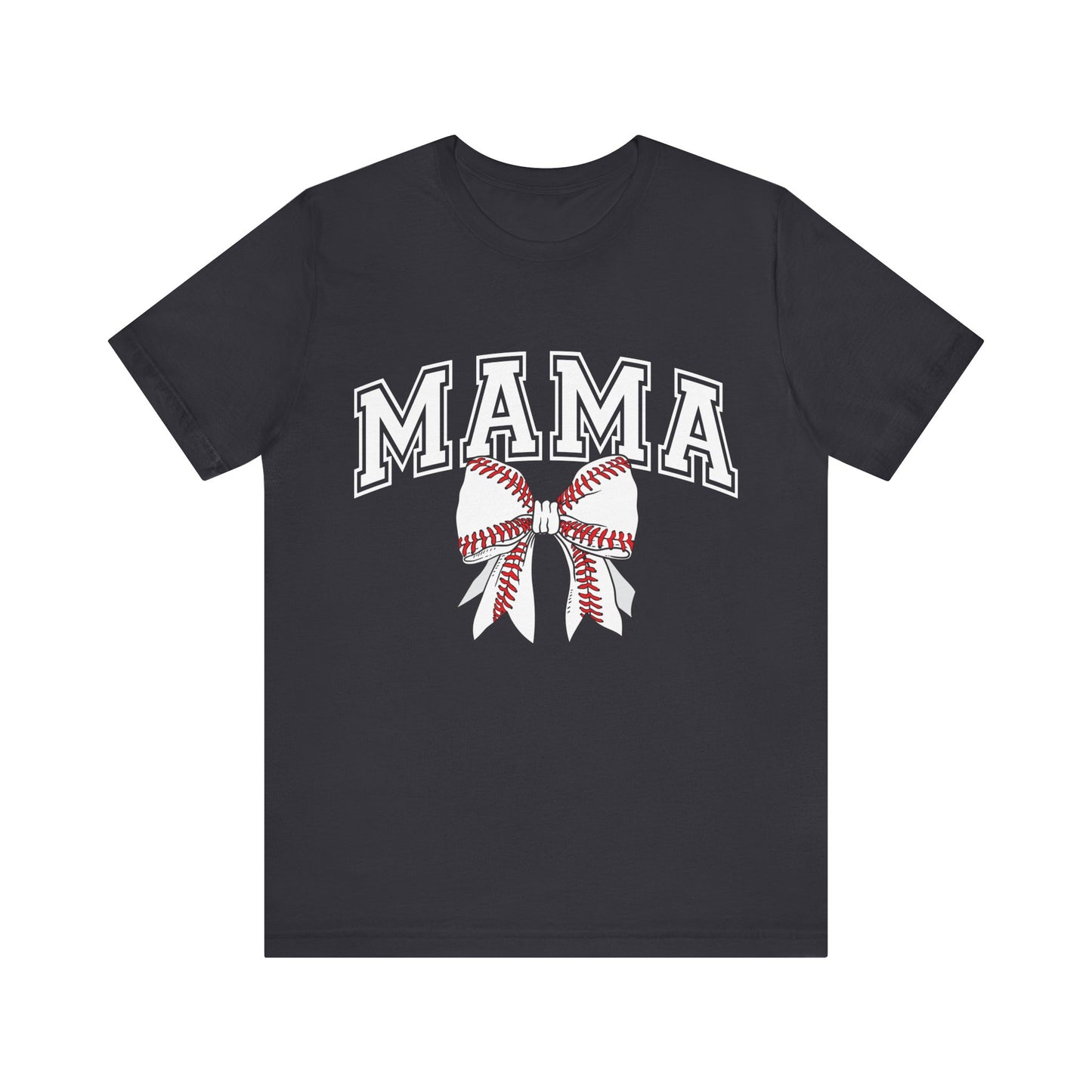 "Mama with Baseball Bow" Unisex Shirt