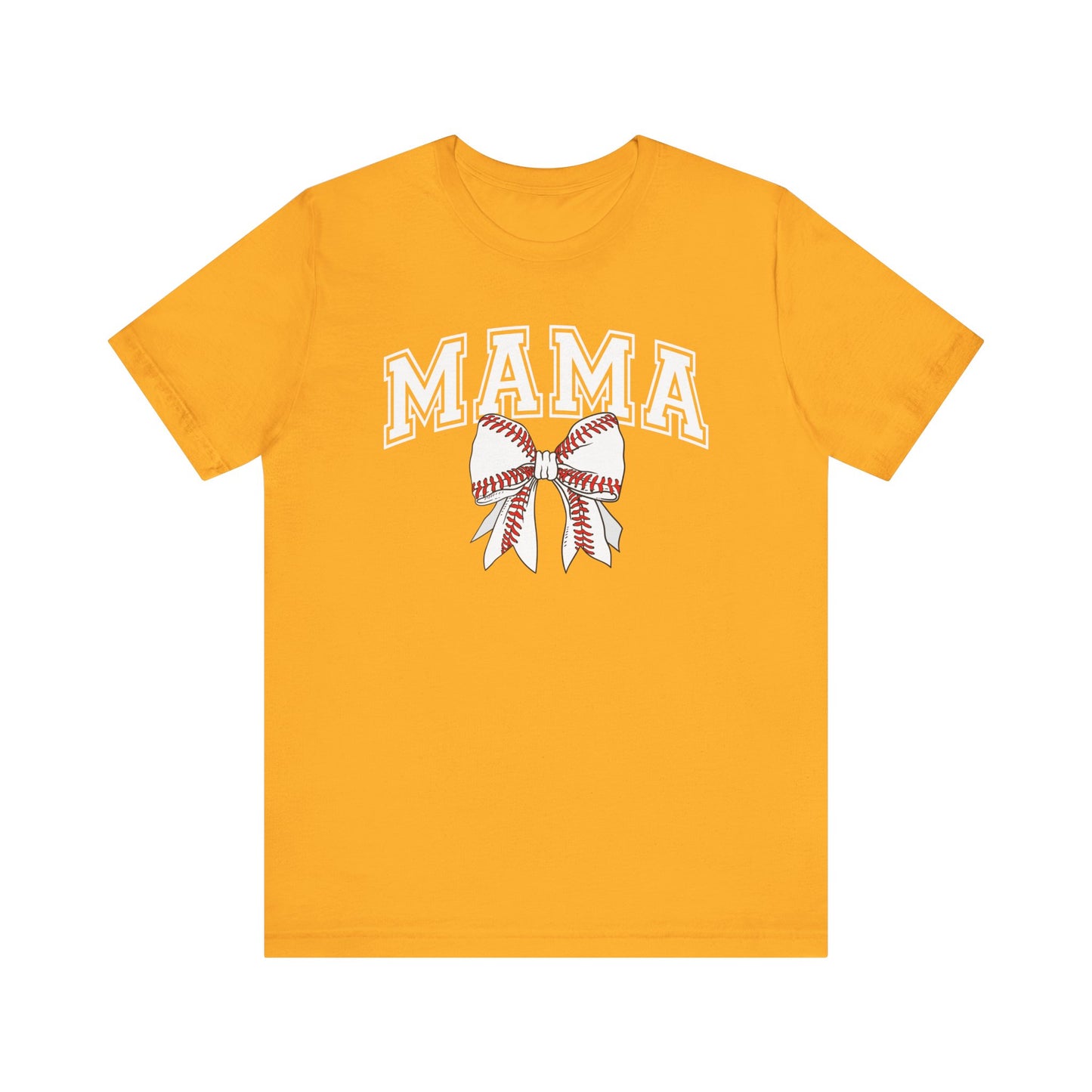 "Mama with Baseball Bow" Unisex Shirt
