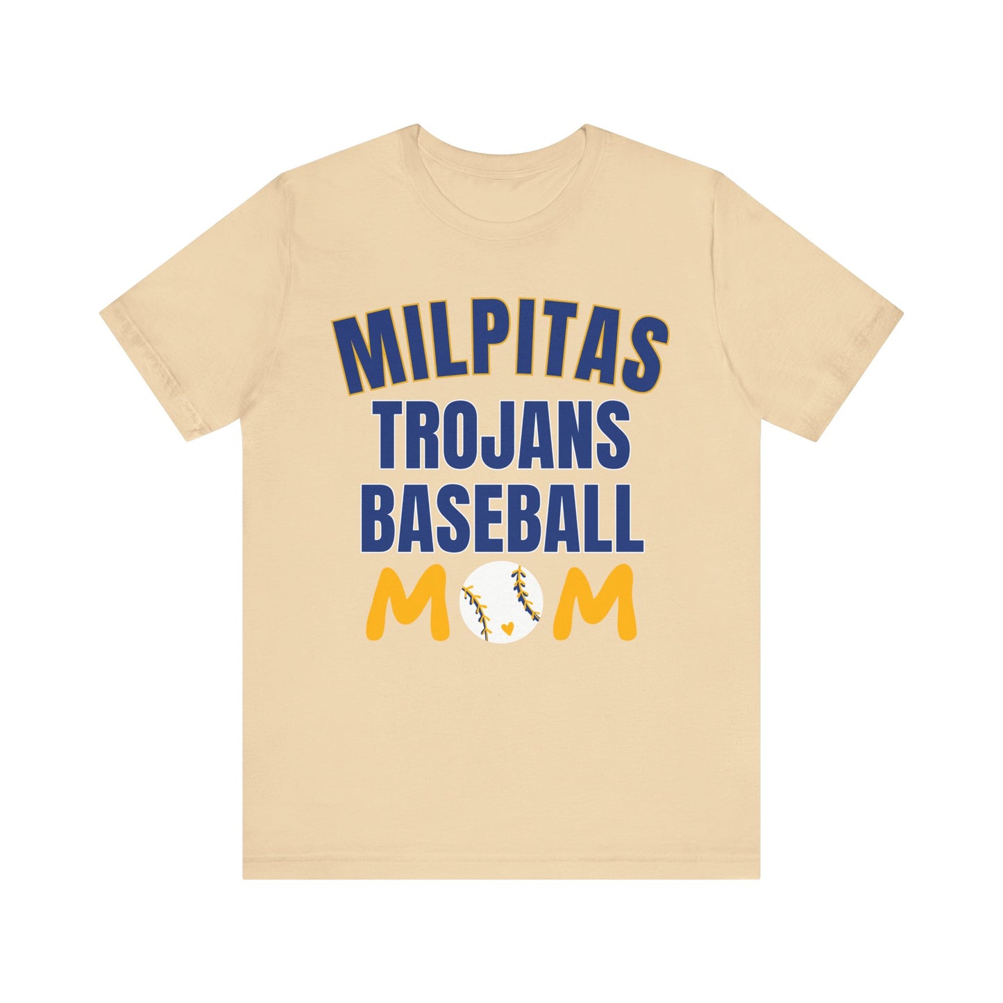 "Milpitas Trojans Baseball Mom" Unisex Shirt