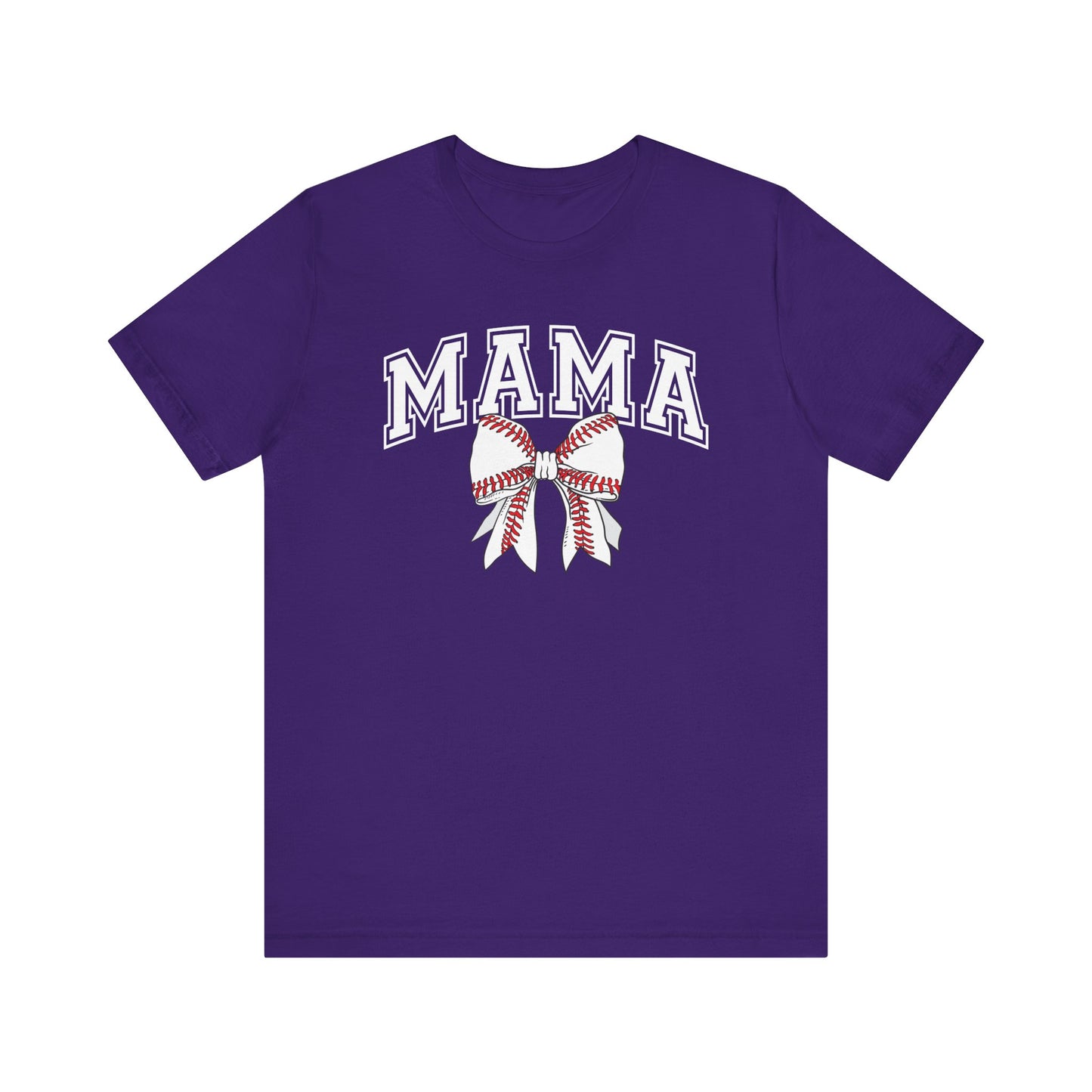 "Mama with Baseball Bow" Unisex Shirt