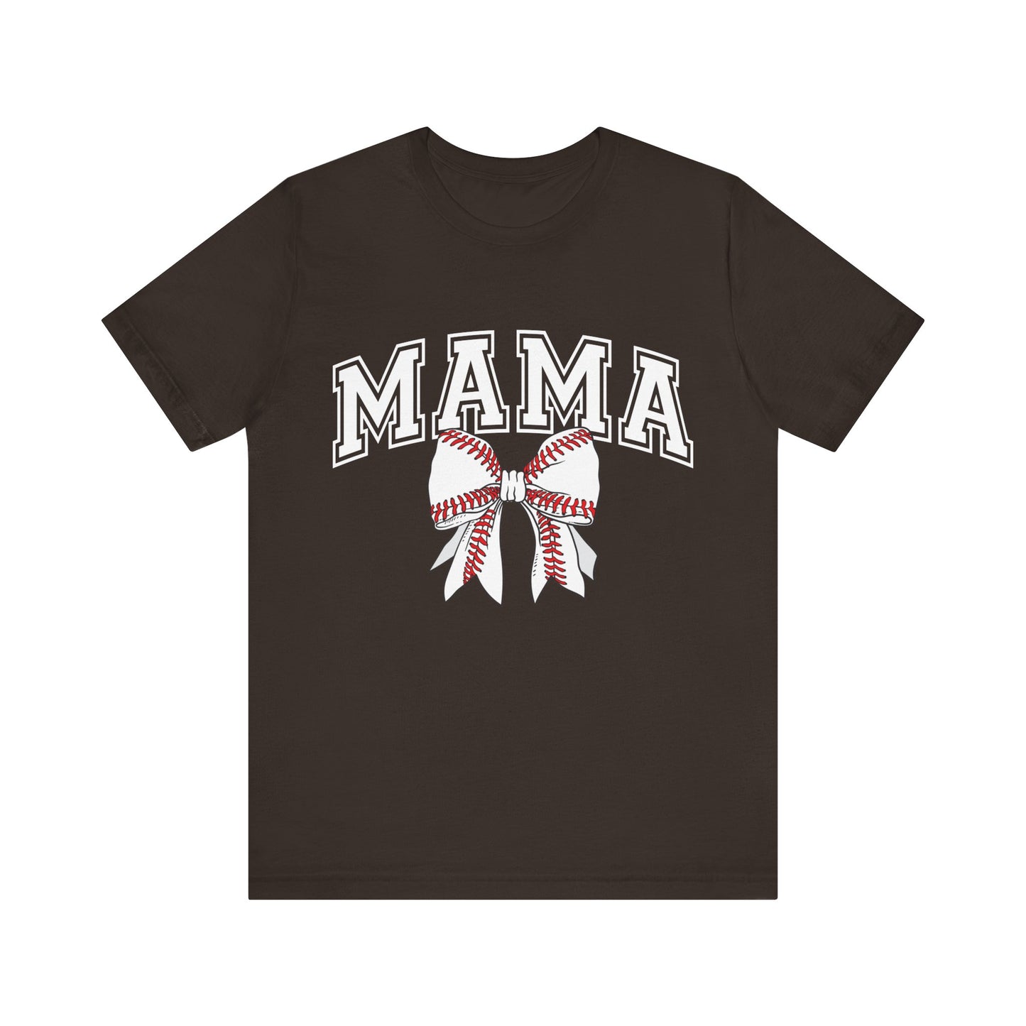 "Mama with Baseball Bow" Unisex Shirt