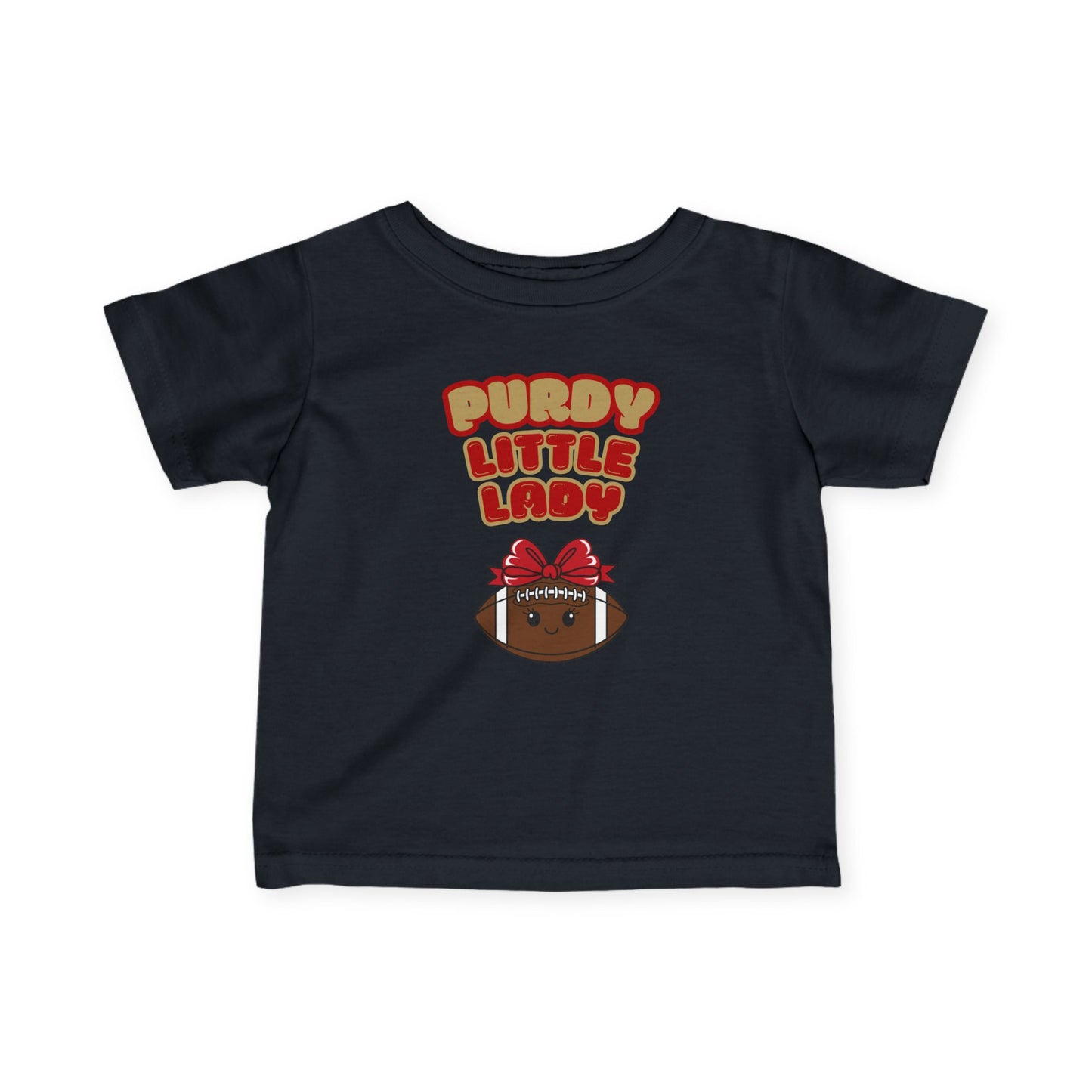 Black "Purdy Little Lady" Infant Tee