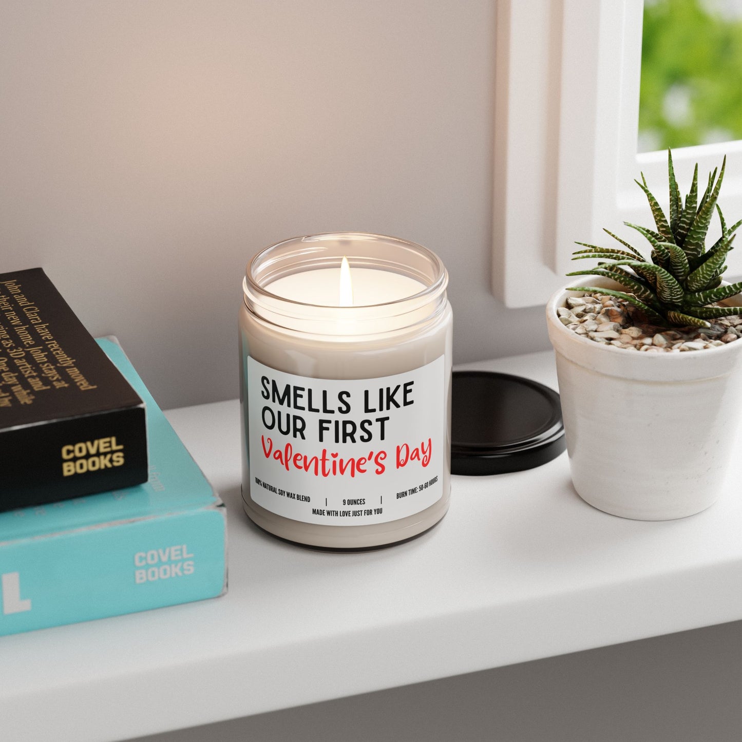 "Smells Like Our First Valentine's Day" Candle