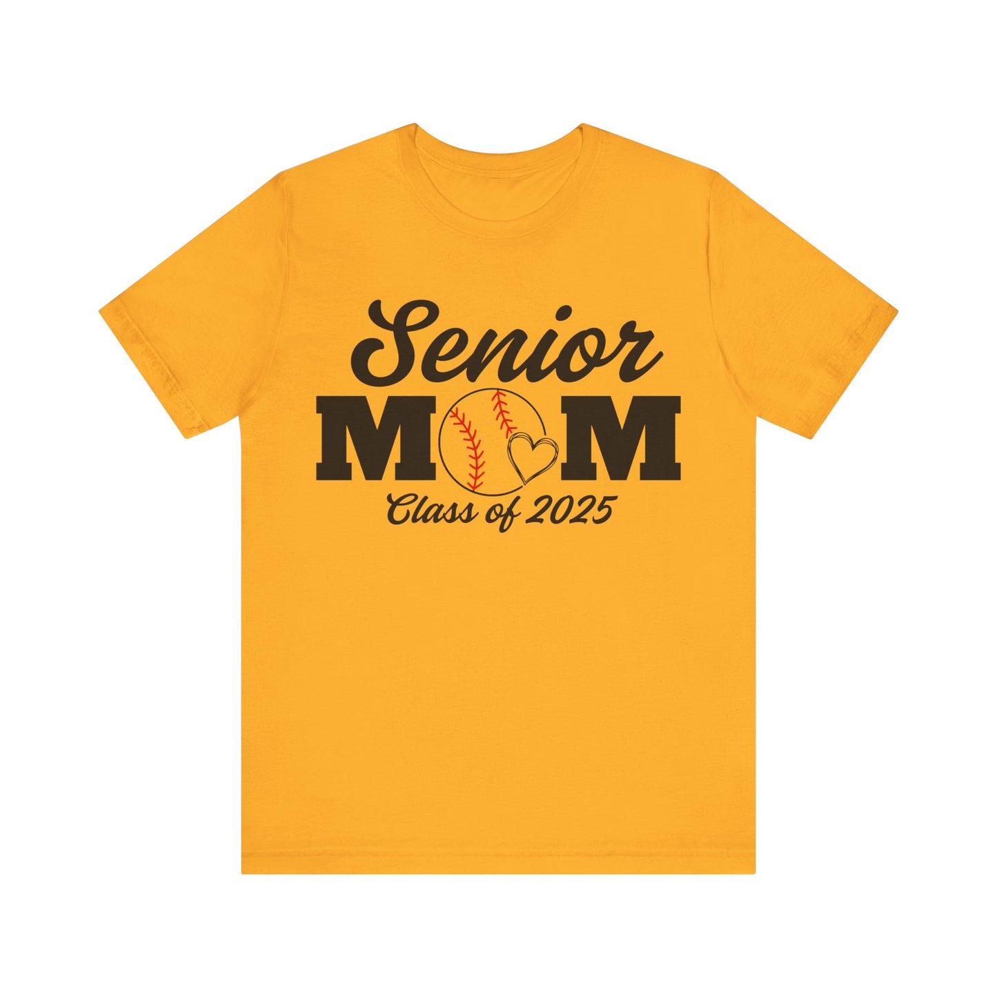 "Senior Baseball Mom Class of 2025" Unisex Shirt