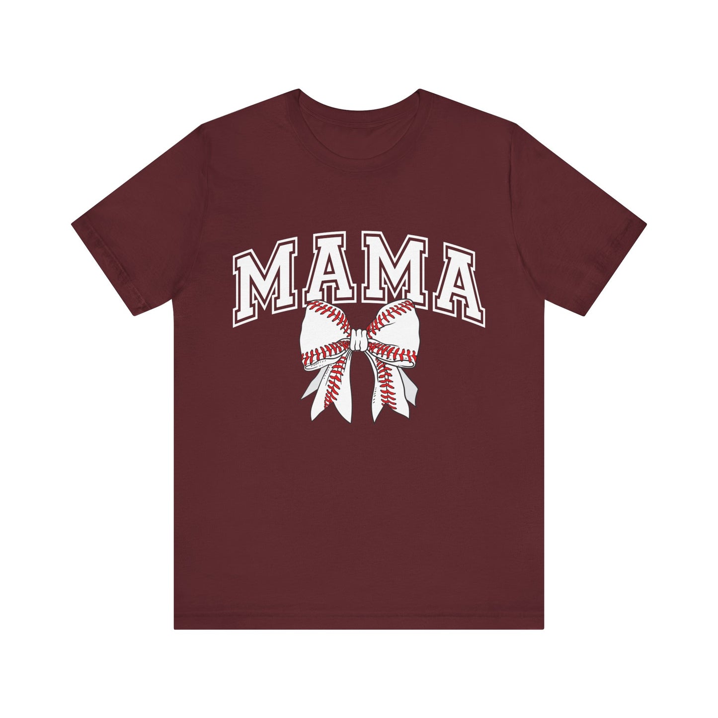 "Mama with Baseball Bow" Unisex Shirt