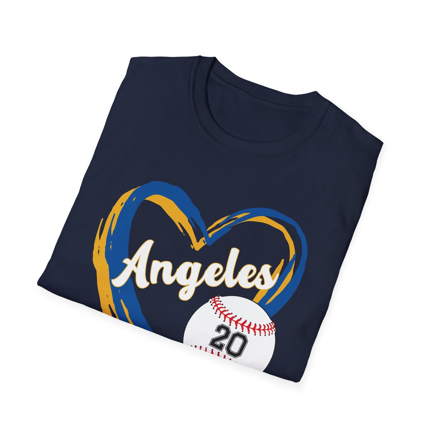 Personalized for Angeles (Heart + Name + Number) Shirt