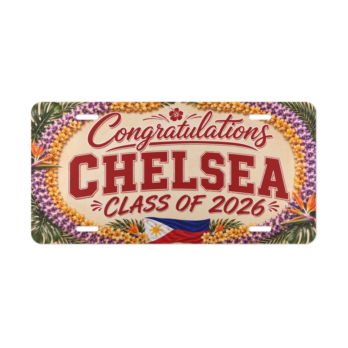 Customized License Plate for Chelsea 1