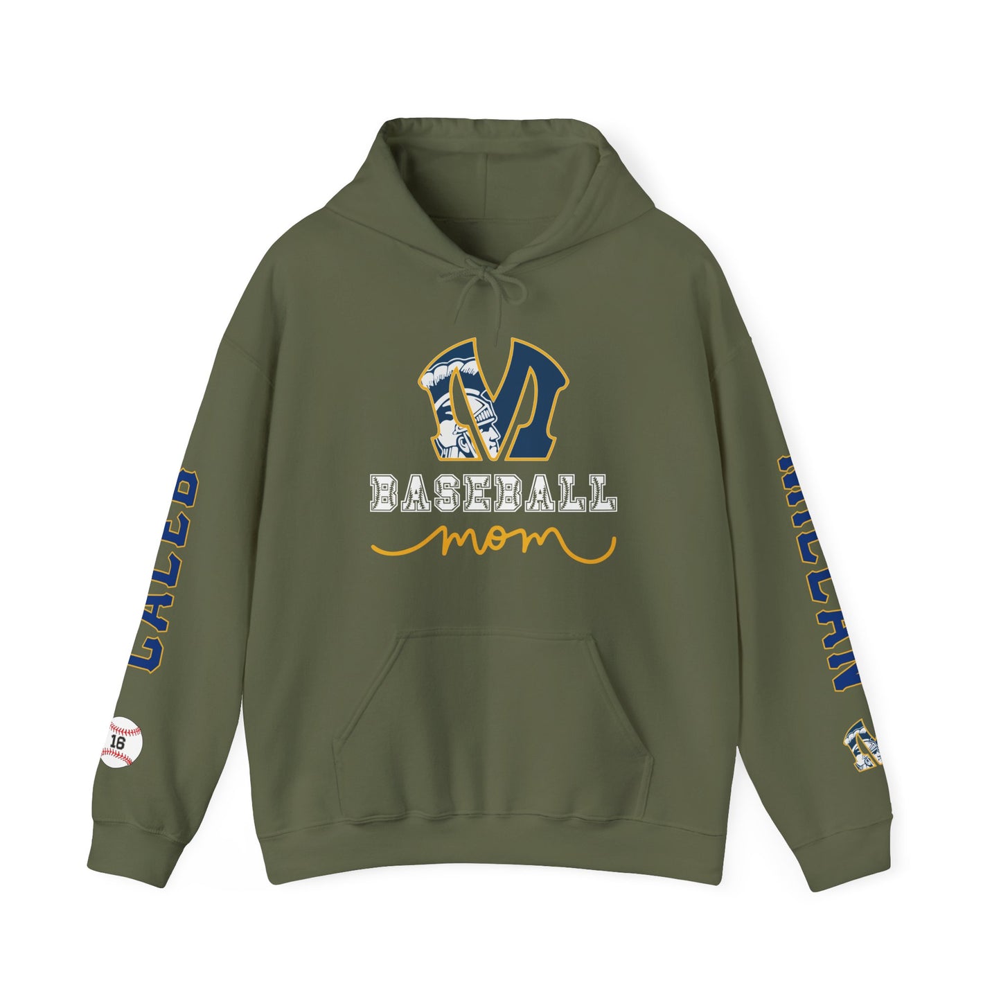 Personalized for Lynne "Milpitas Baseball Mom" Sweatshirt