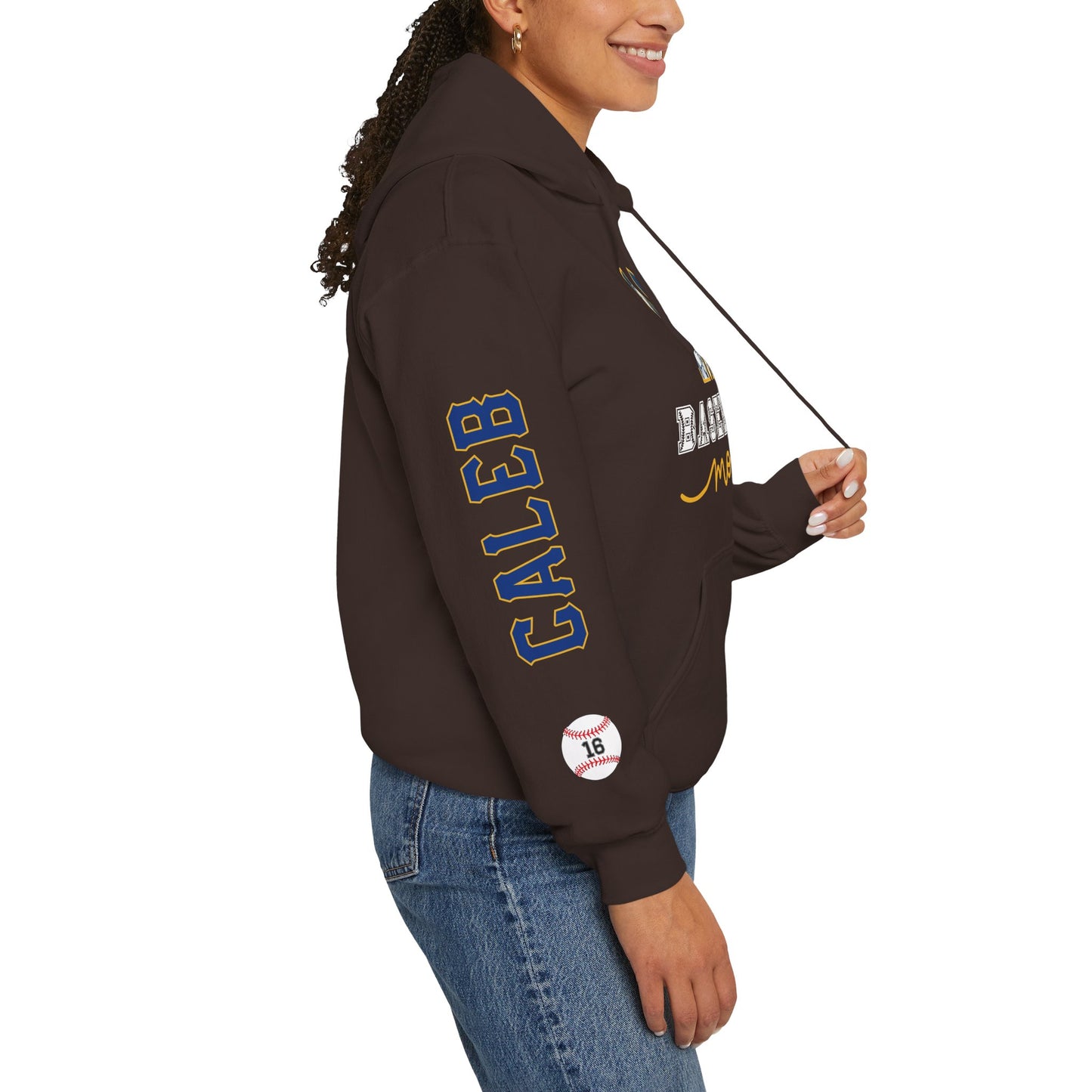 Personalized for Lynne "Milpitas Baseball Mom" Sweatshirt