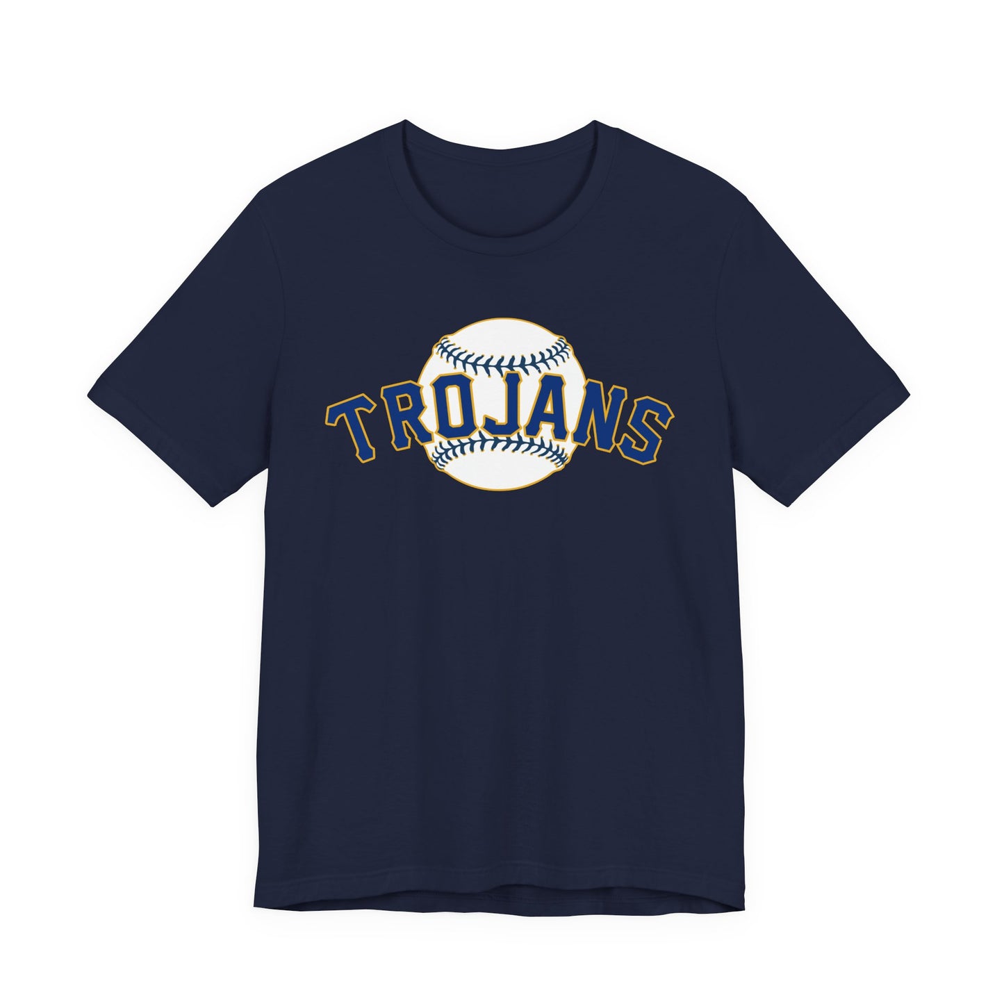 Personalized for Caleb "Trojans" (Team/Logo + First/Last Name + Number on back)