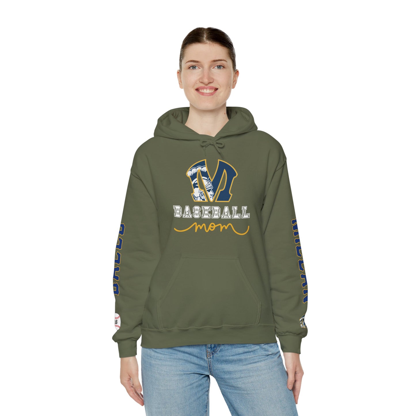 Personalized for Lynne "Milpitas Baseball Mom" Sweatshirt