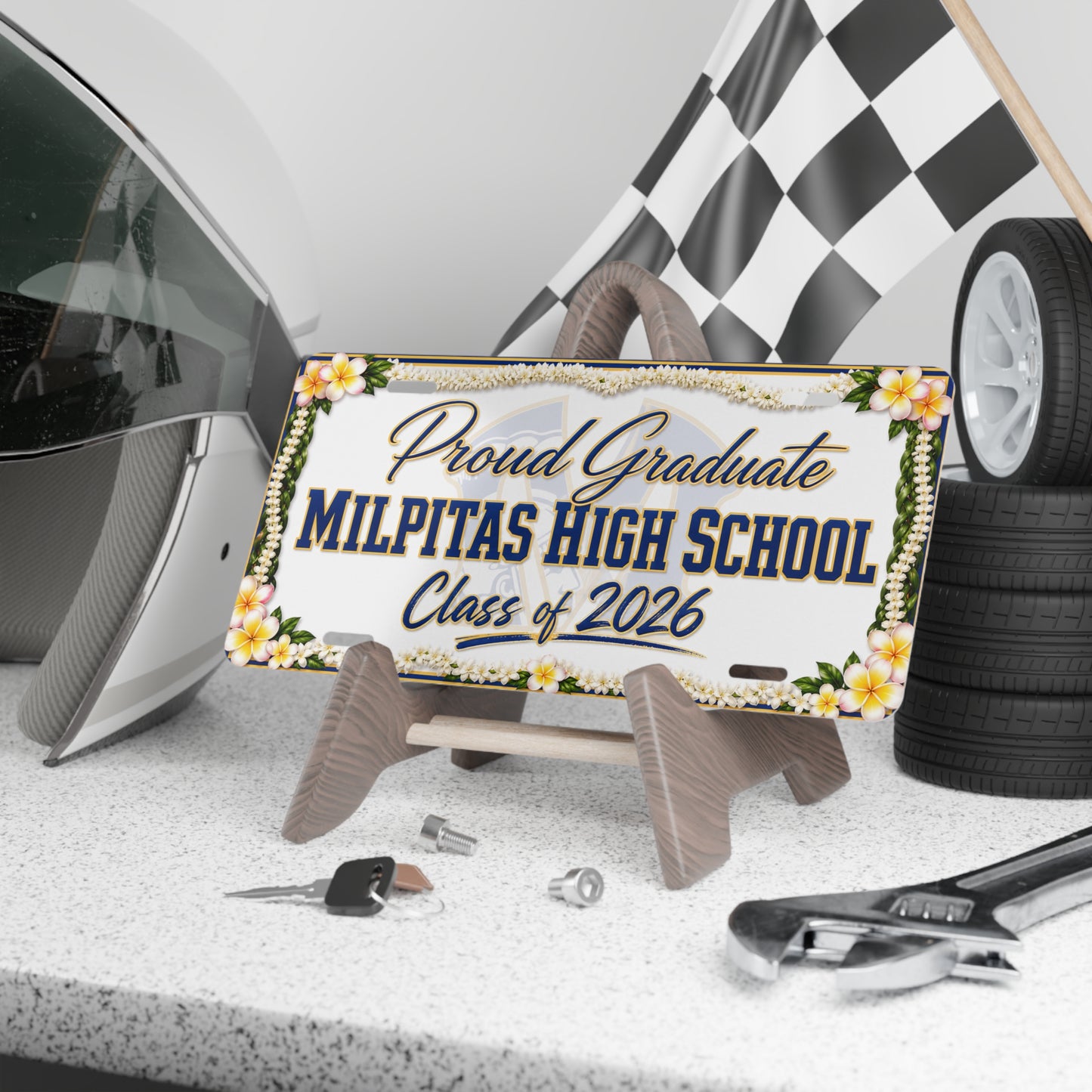 Proud Graduate Milpitas High School Class of 2026 License Plate