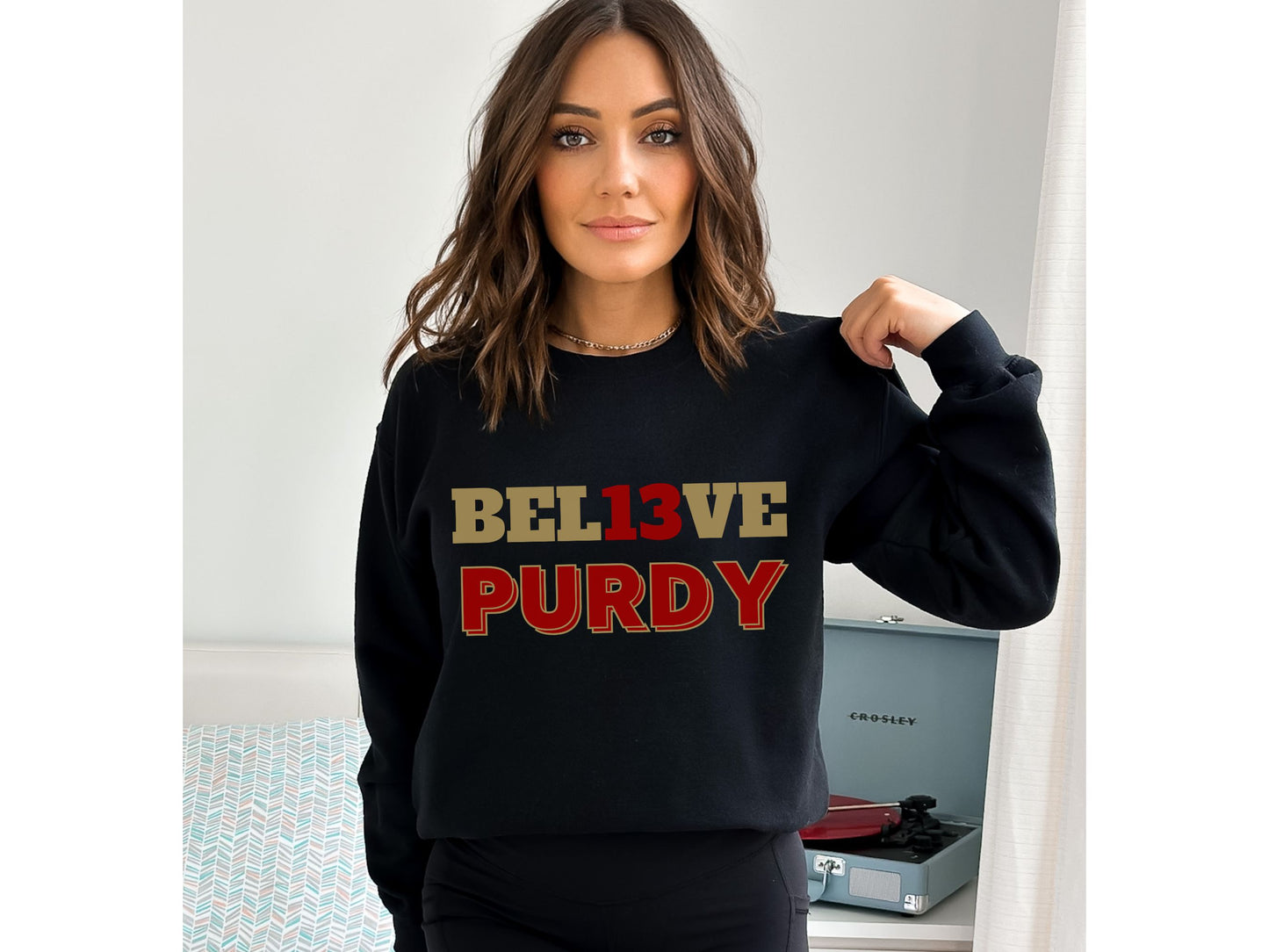 "Bel13ve Purdy" Unisex Sweatshirt