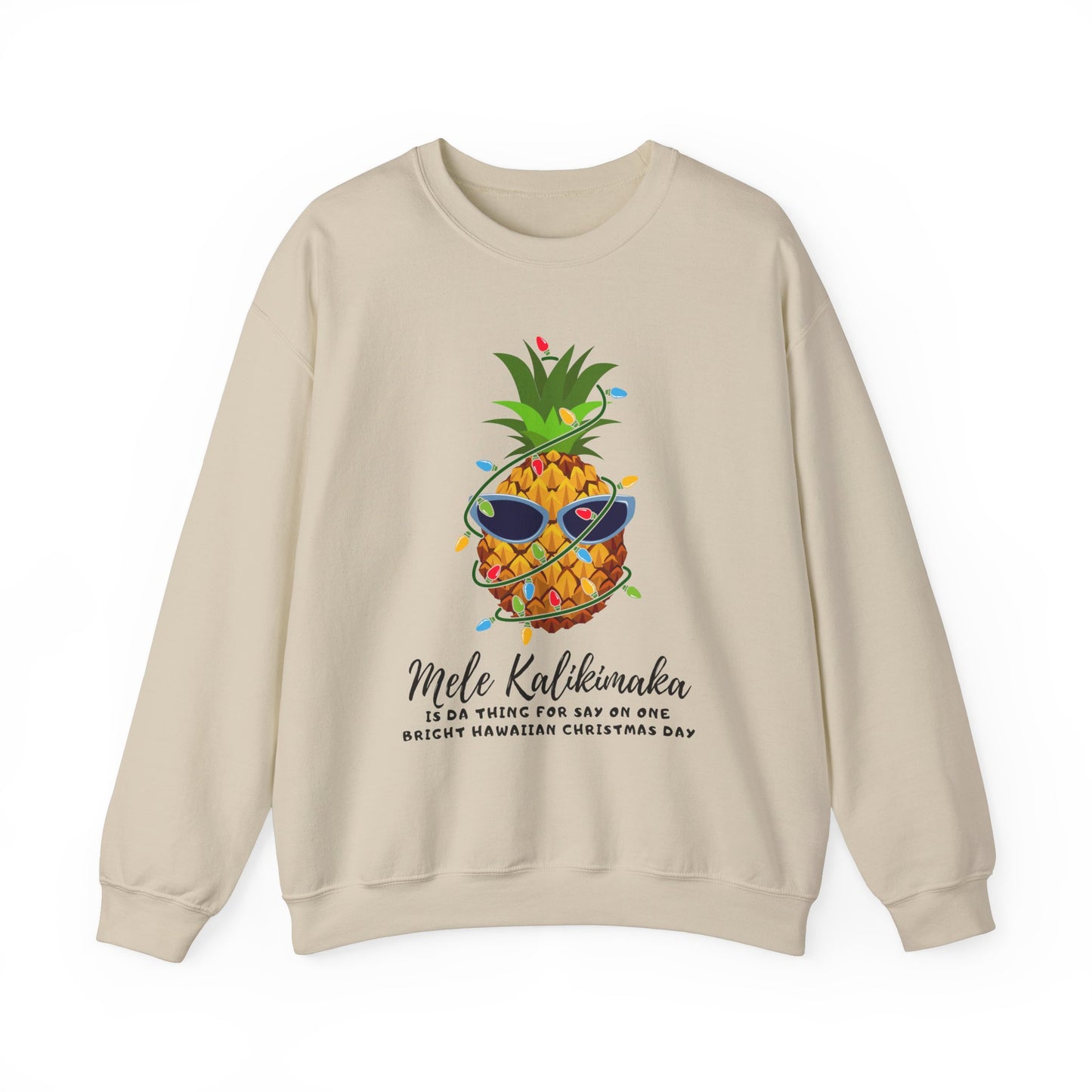 "Mele Kalikimaka" Pineapple Sweatshirt