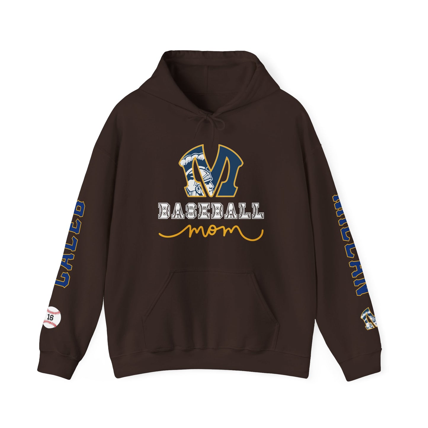 Personalized for Lynne "Milpitas Baseball Mom" Sweatshirt